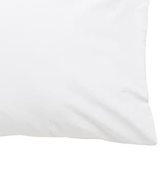 Tyynyliina Erittäin hienoa puuvillaa valkoinen 50 x 150
