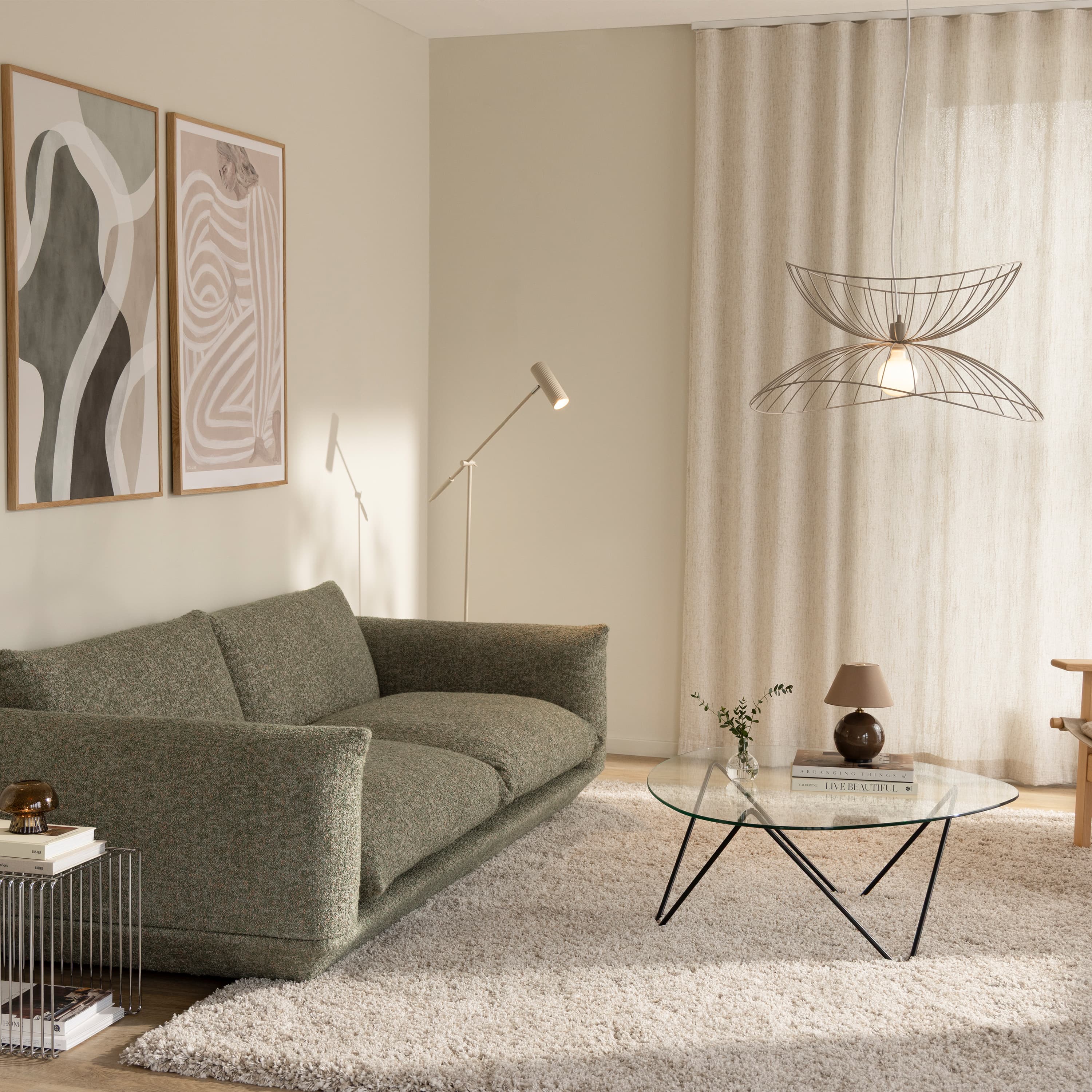 Hubble Luku Lattiavalaisin Beige