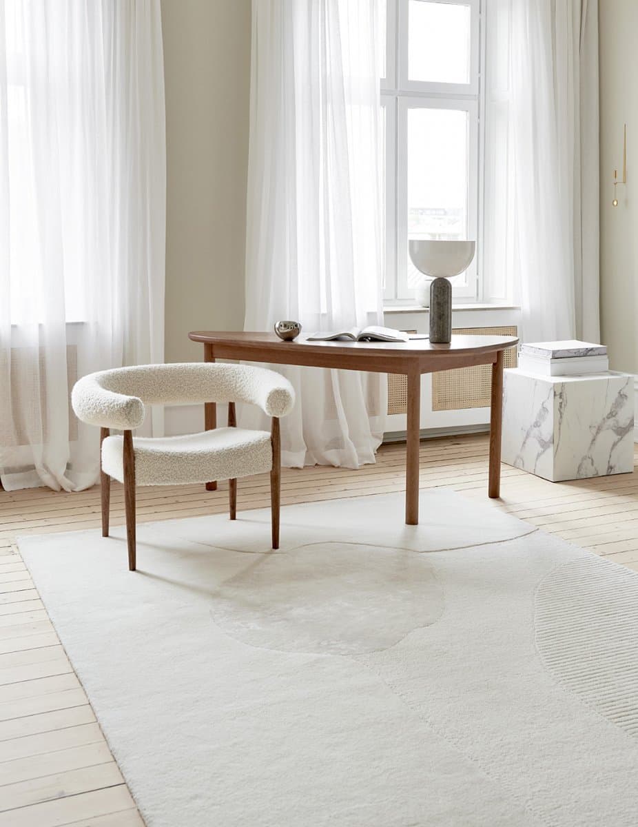 Topaz Villa-/Viskoosimatto Ivory 200 x 300