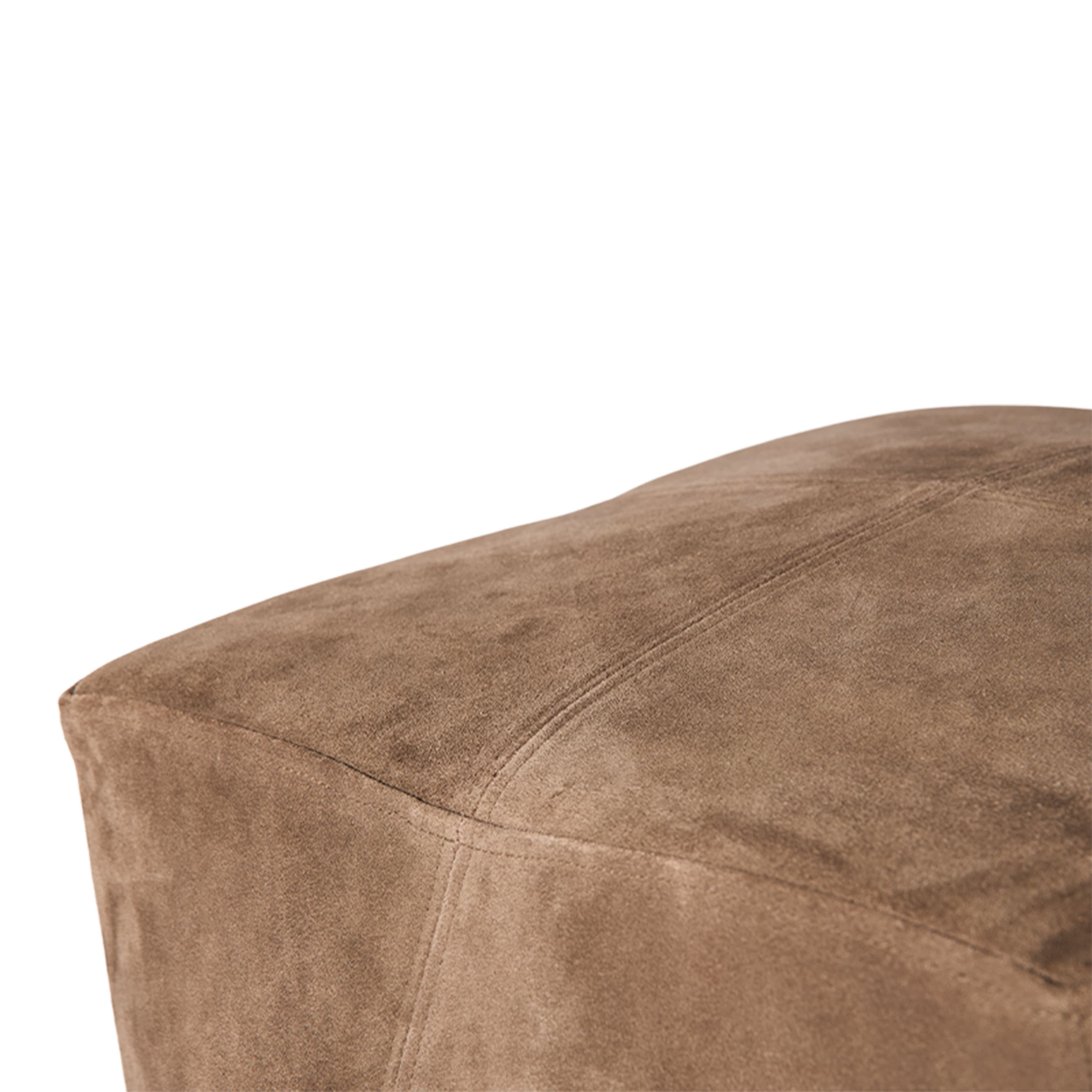 Bronx Rahi Brown Suede Large