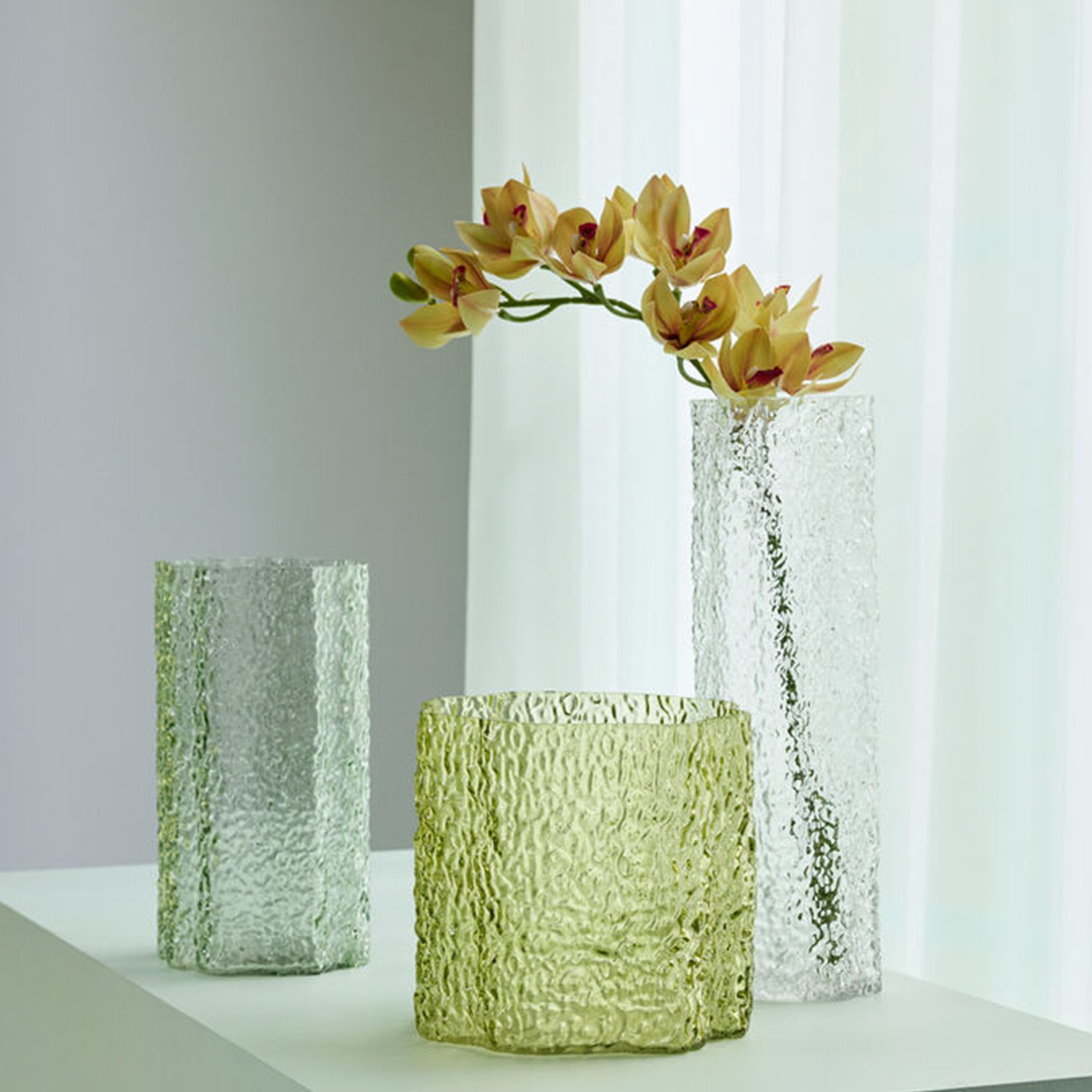 Triple Maljakko Green Clear 3-pack