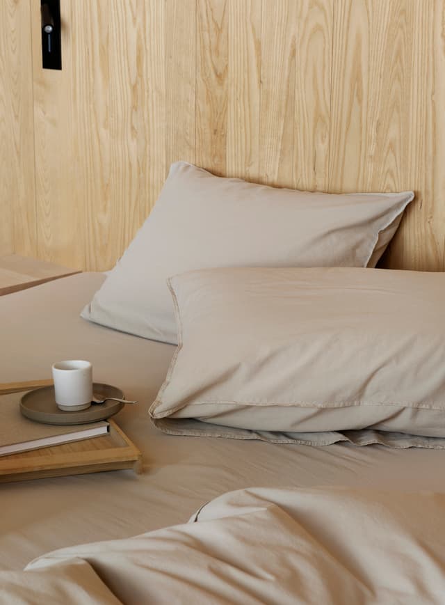 Frøya Muotoillut Lakanat Beige 90x200