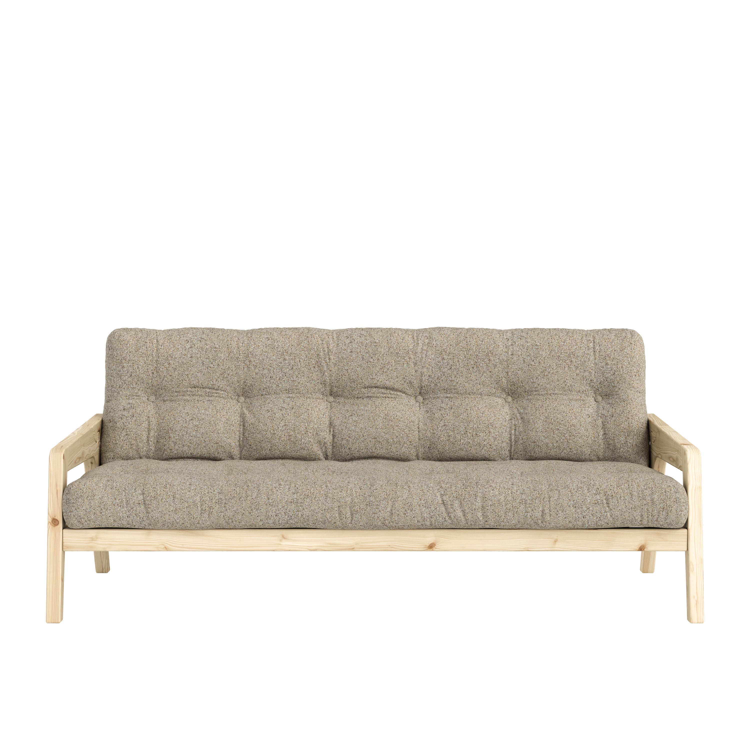 Grab Vuodesohva Clear Lacquered/Warm Sand 204cm