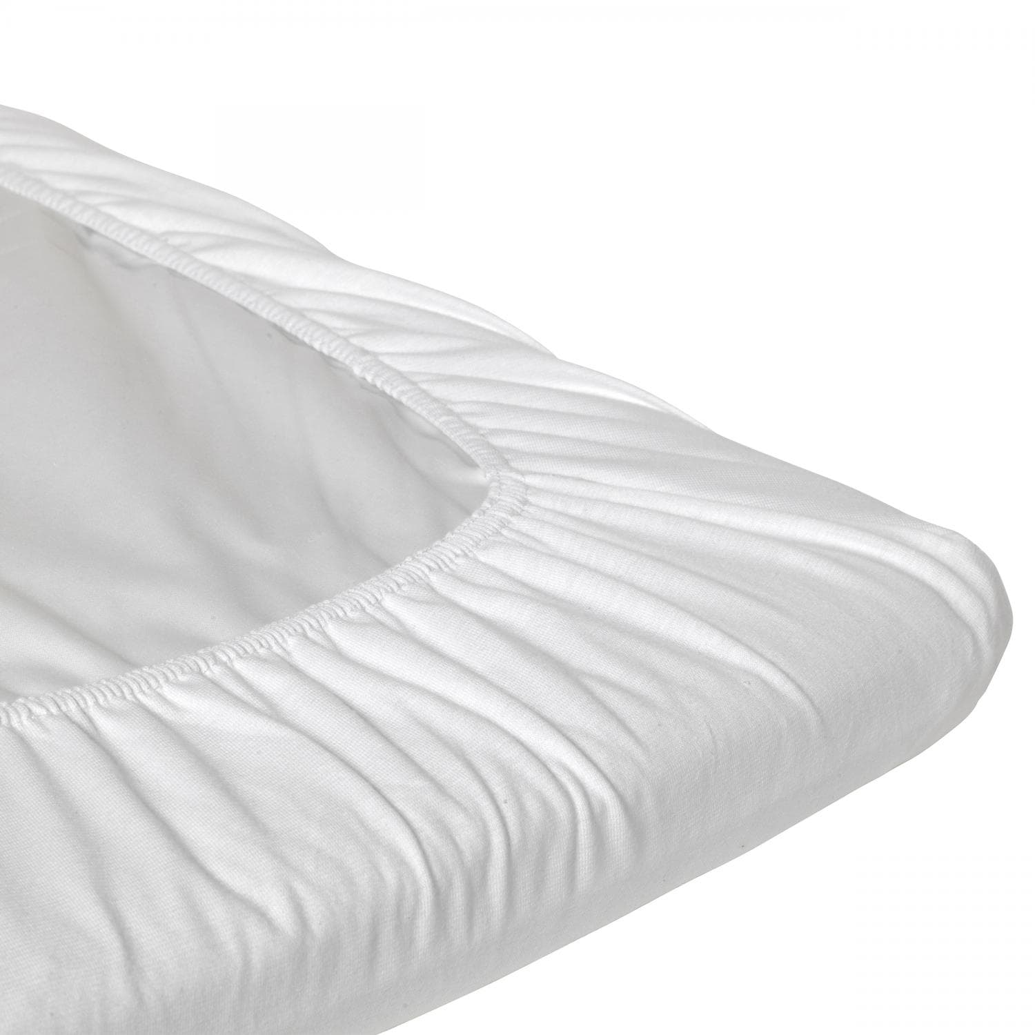 Organic Basic Muotoonommeltu Aluslakana Jersey Valkoinen Kehto