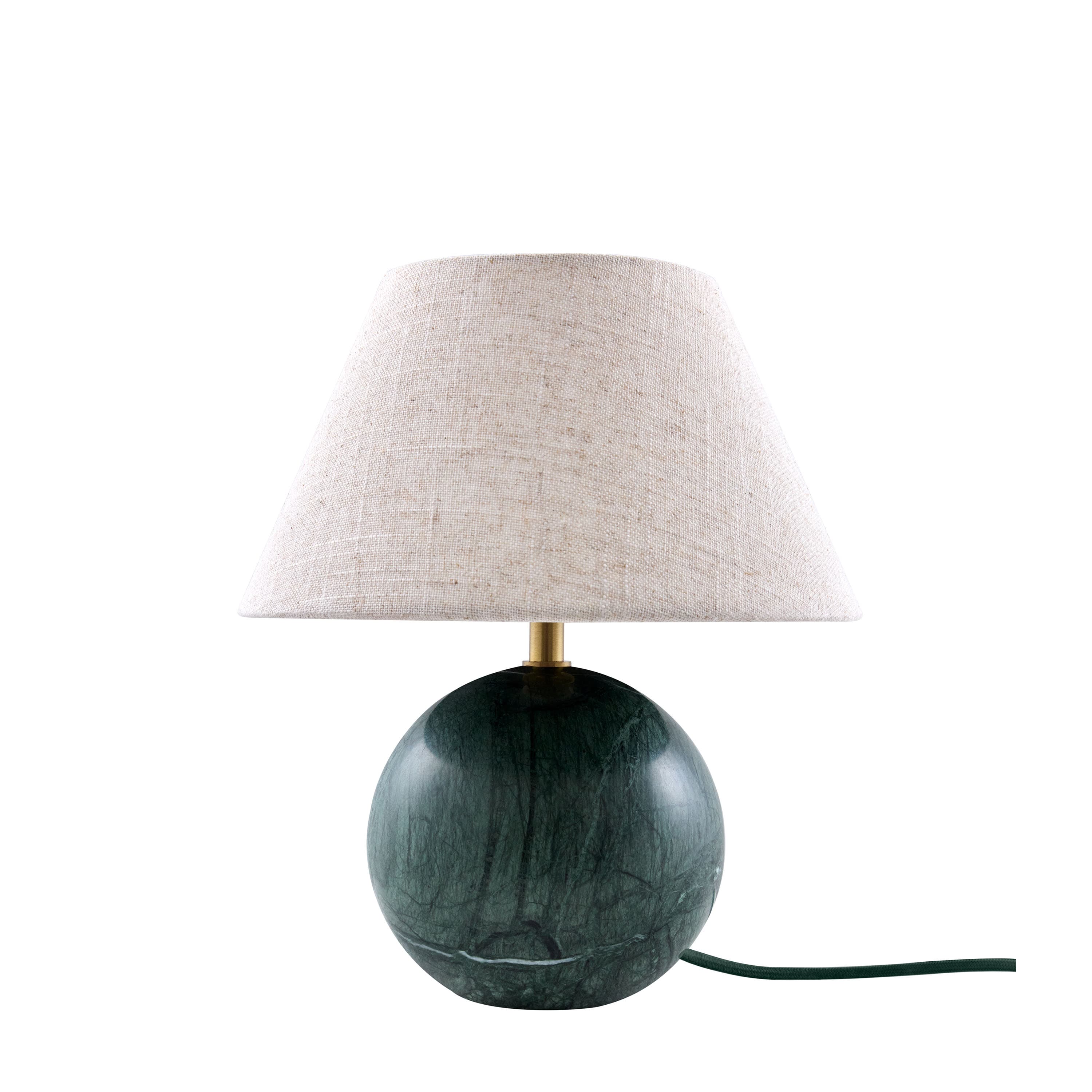 Castello Pöytävalaisin Tummanvihreä marmori/Beige 24cm
