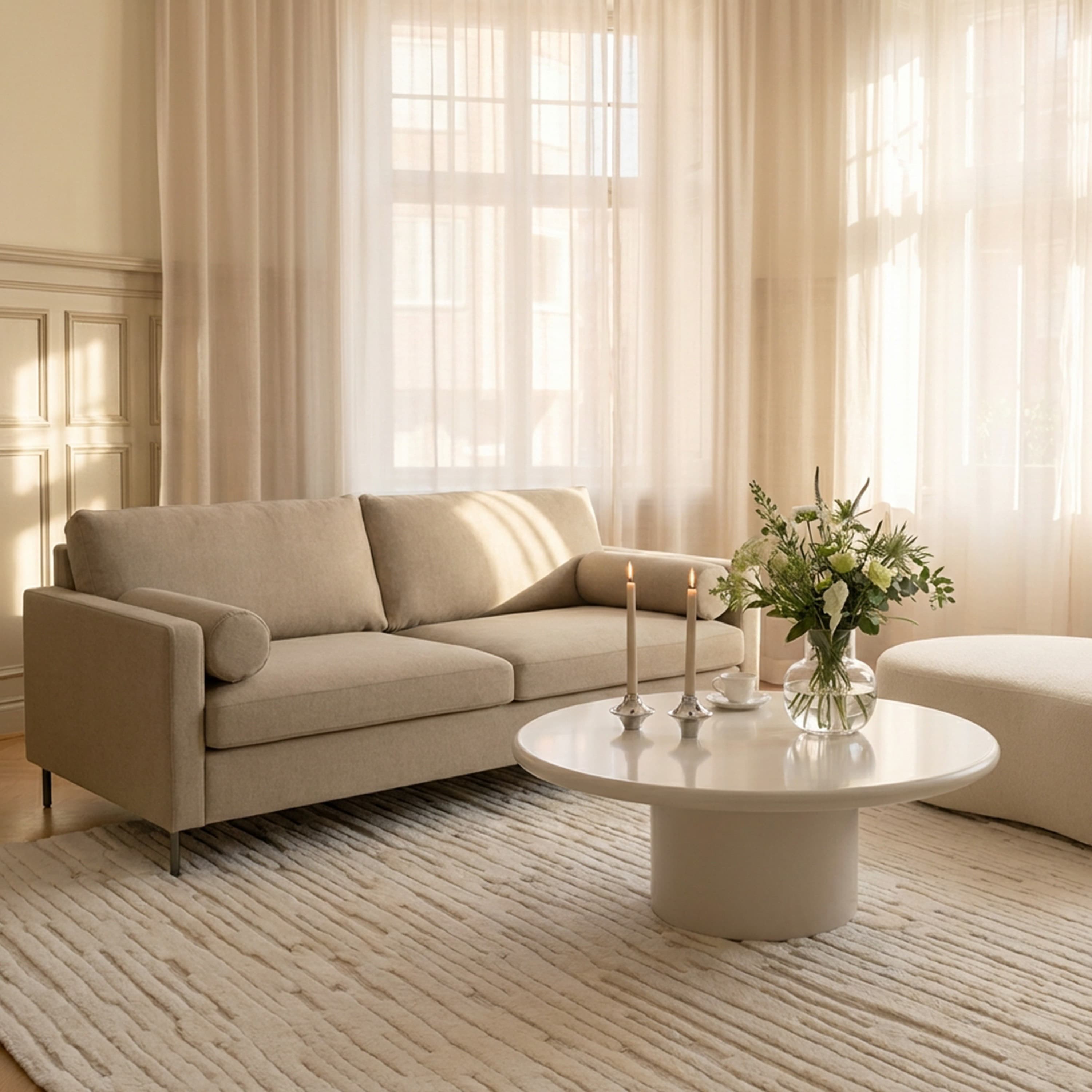 Åre 2-istuttava Sohva Beige 177cm