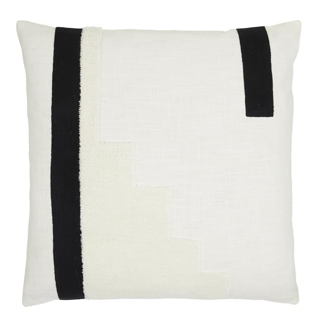 Bianca tyynynpäällinen white/black 50x50