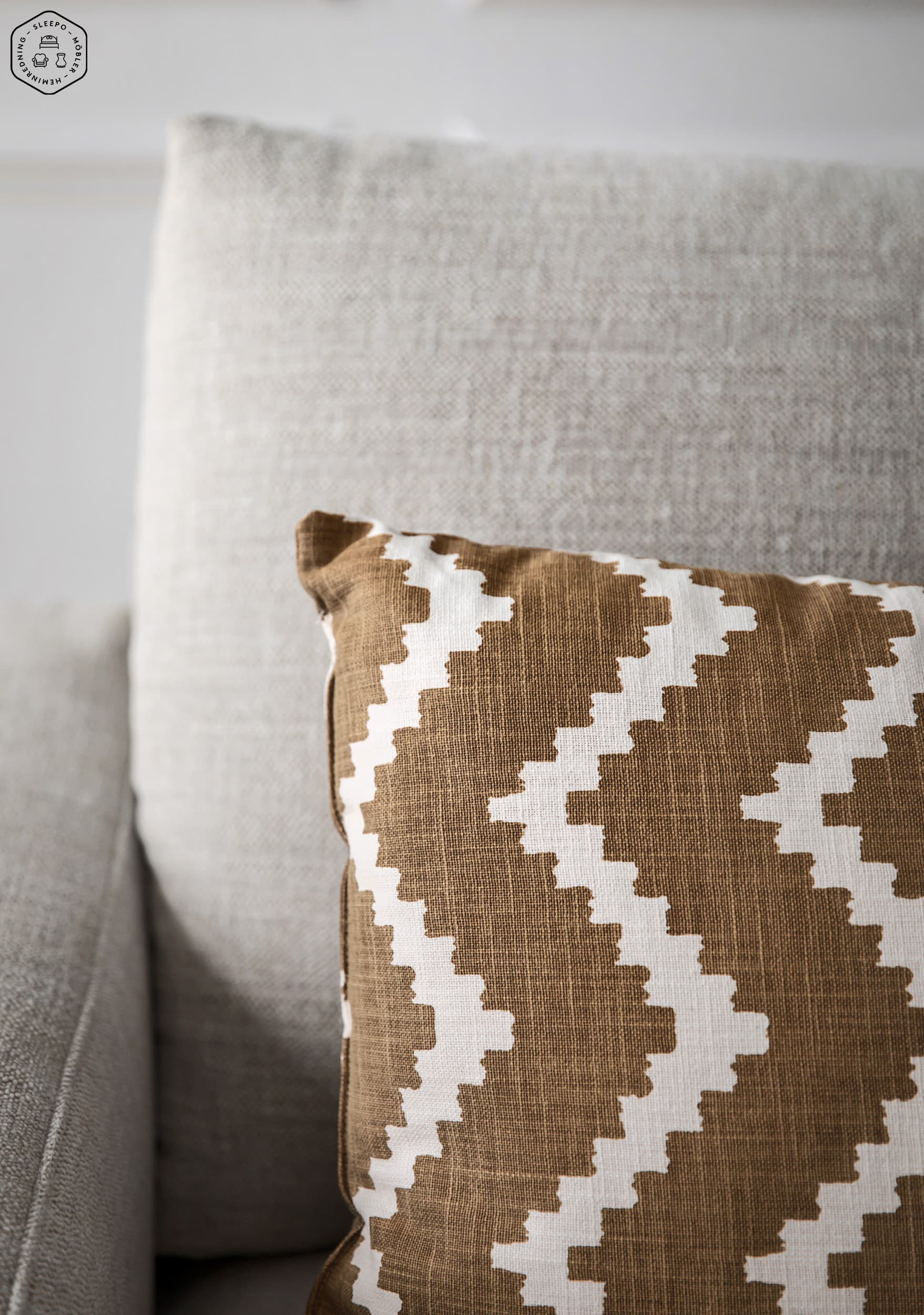 Ikat Sema Outdoor Koristetyyny Riviera Blue 40x60