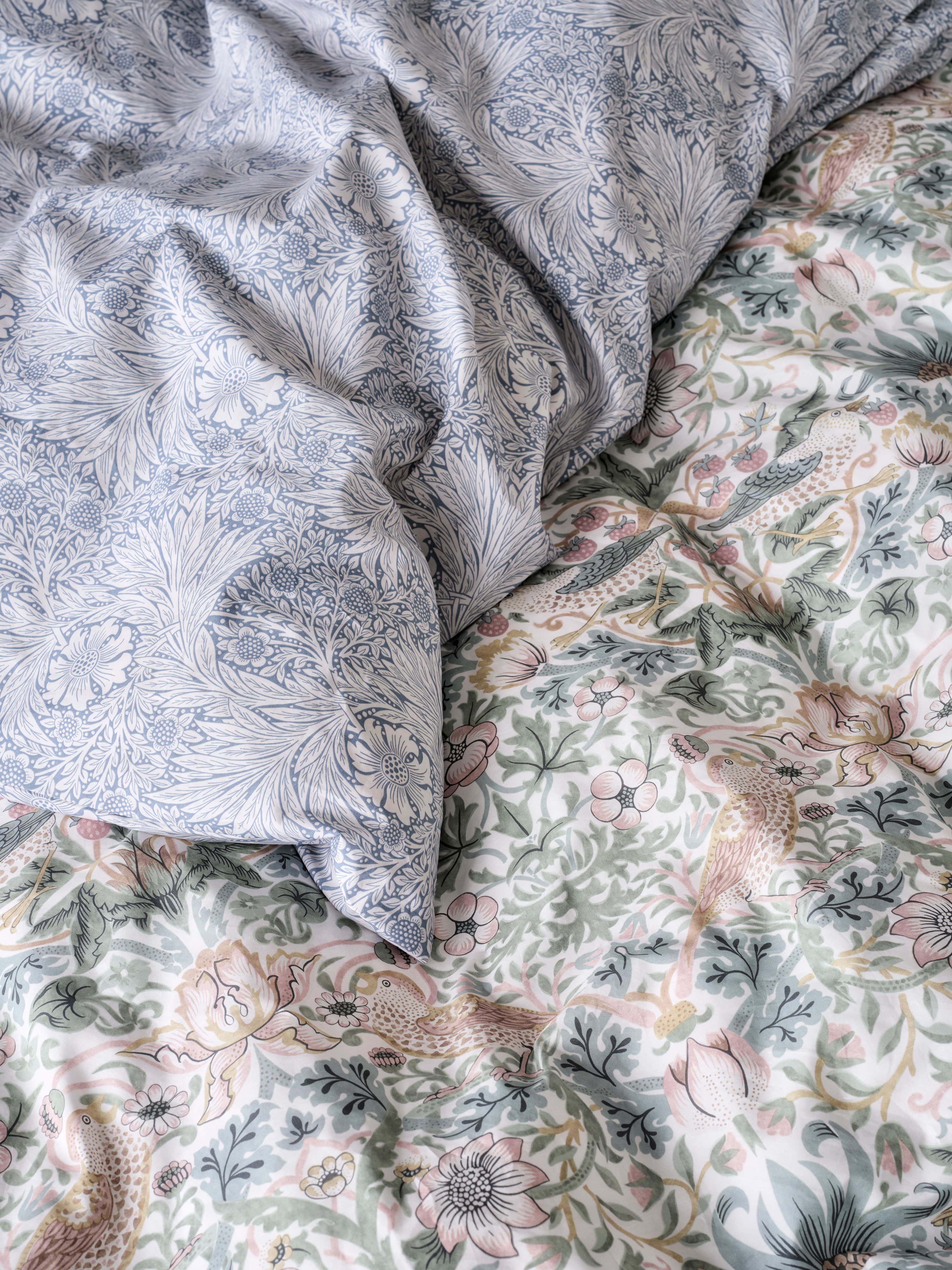 Marigold Tyynyliina Blue/Ivory 50x90