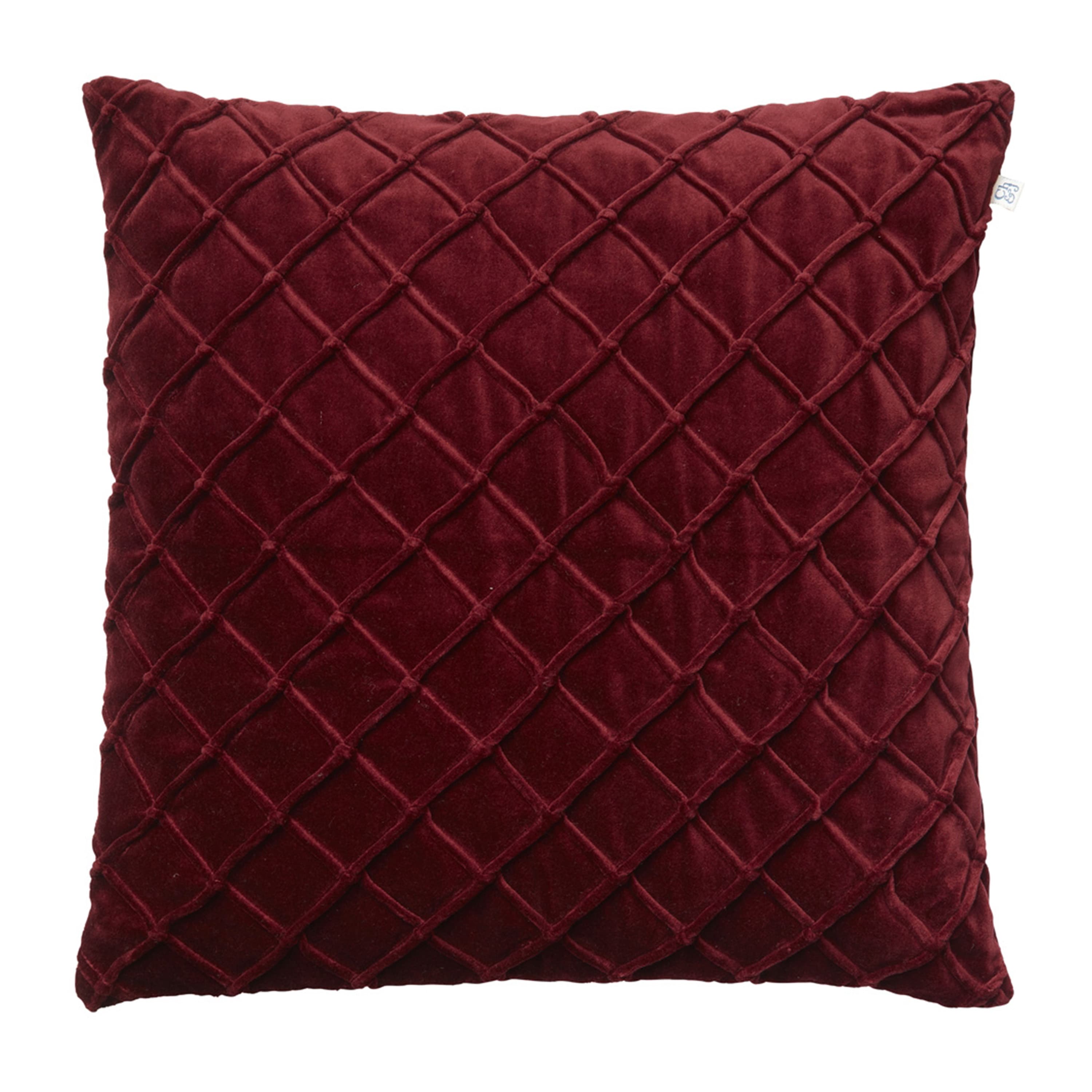 Deva Tyynynpäällinen Sametti Rubiini 50x50