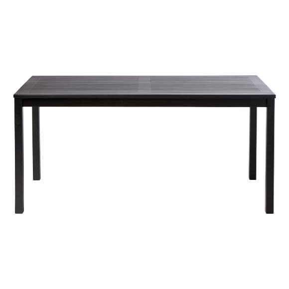 Rosenborg Ruokapöytä Musta Mahonki 165x80