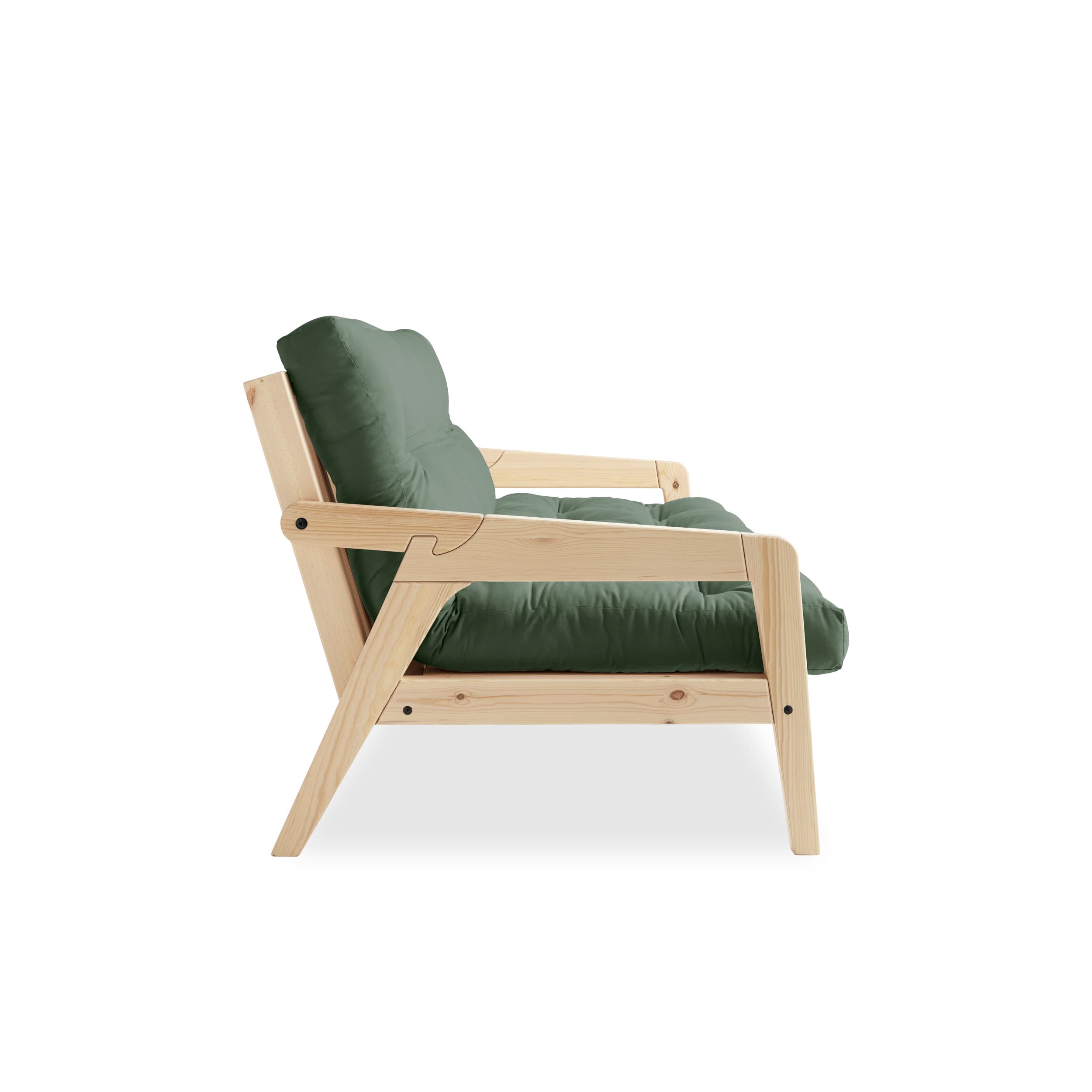 Grab Vuodesohva Nature/Olive Green 204cm