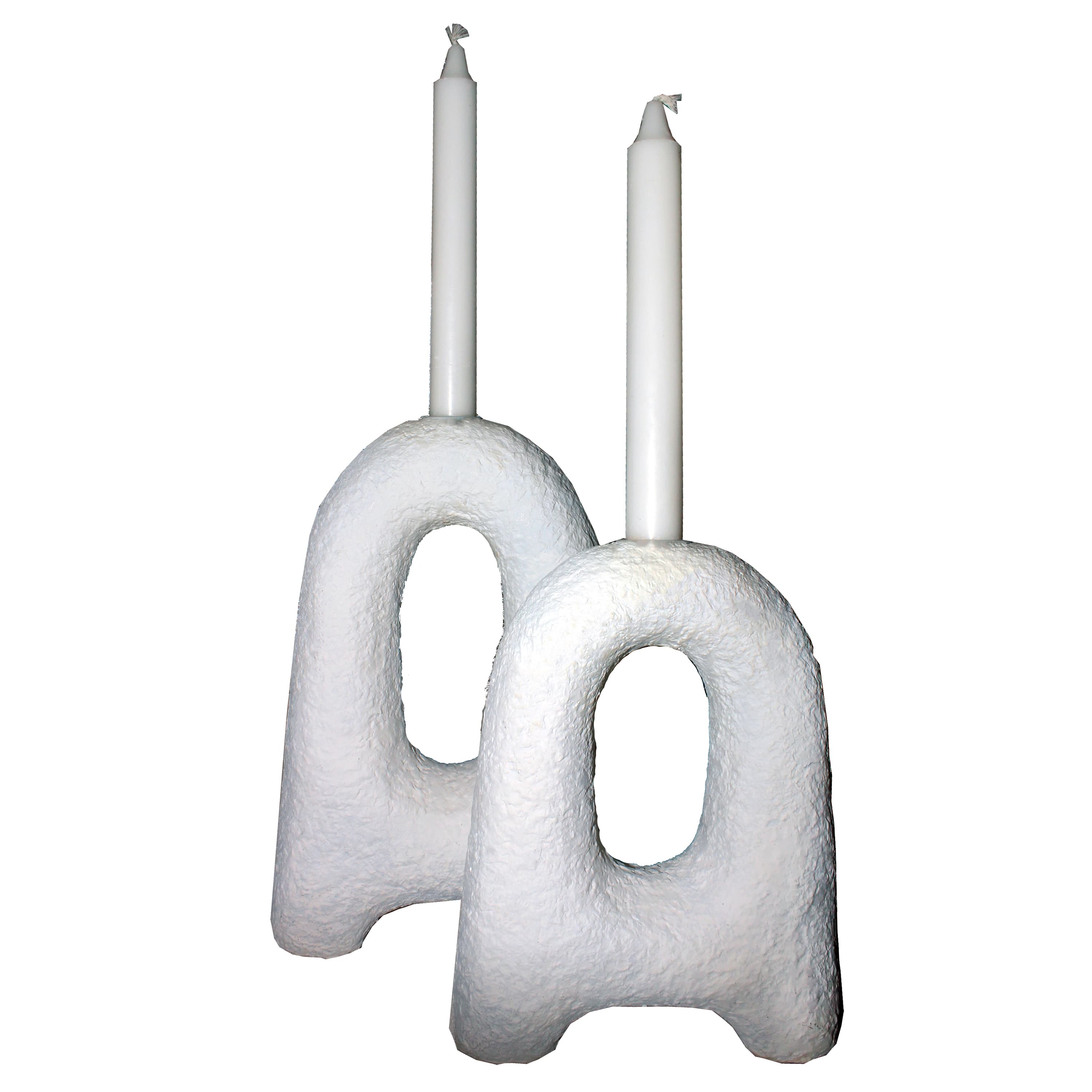 Li kynttilänjalka valkoinen 20,6 cm