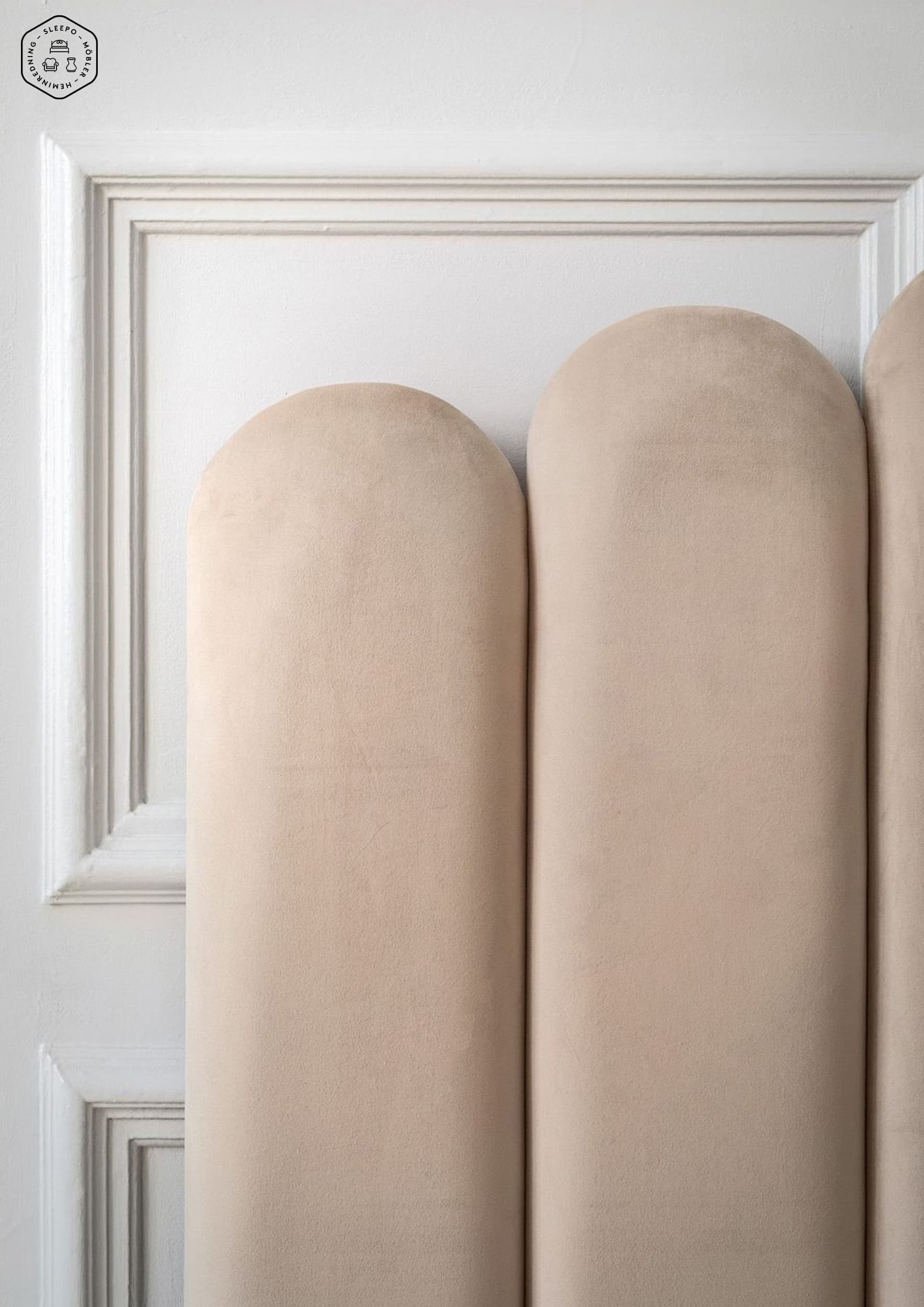 Art Sängynpääty Sametti Beige 160cm