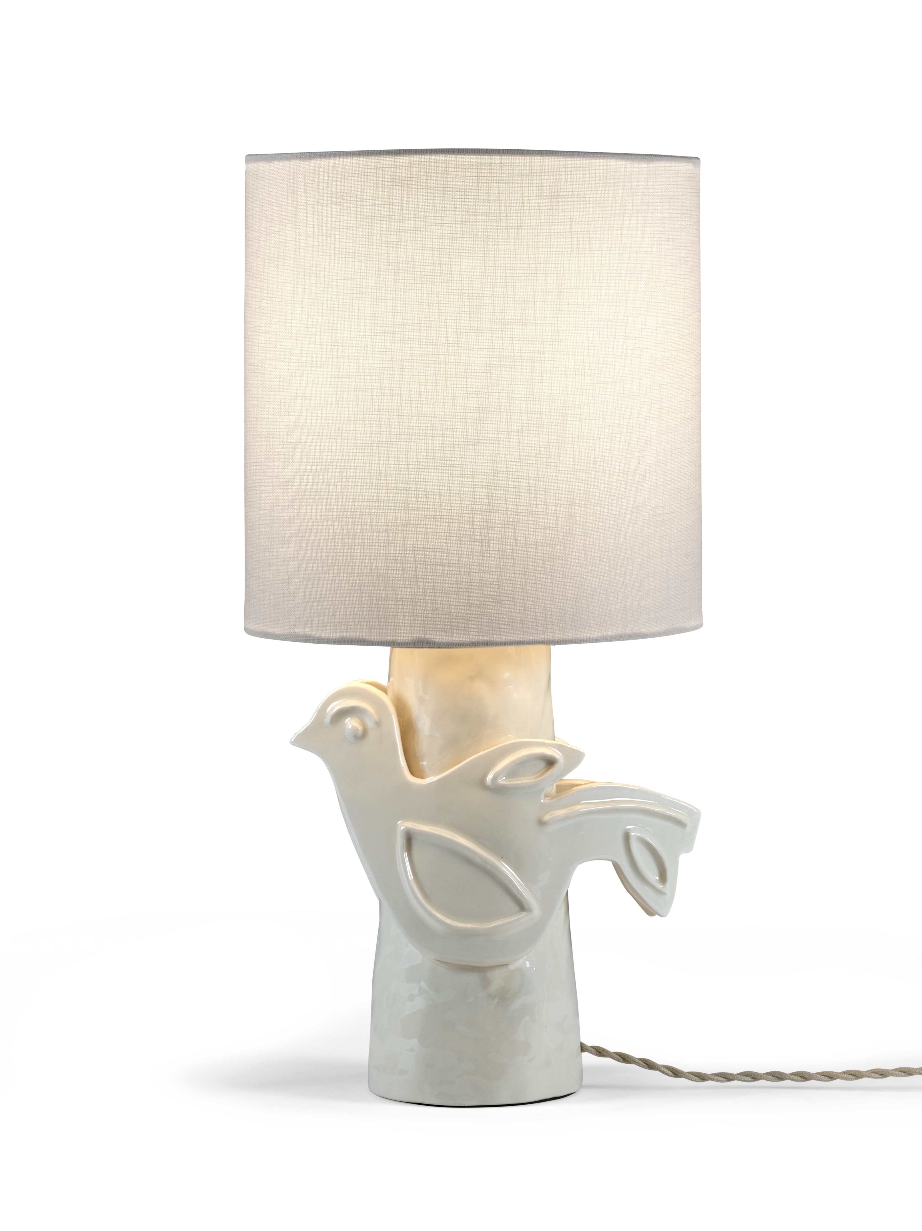 Paloma Pöytävalaisin Valkoinen 52 cm