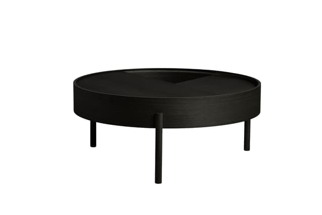 Arc sohvapöytä black ash Ø89