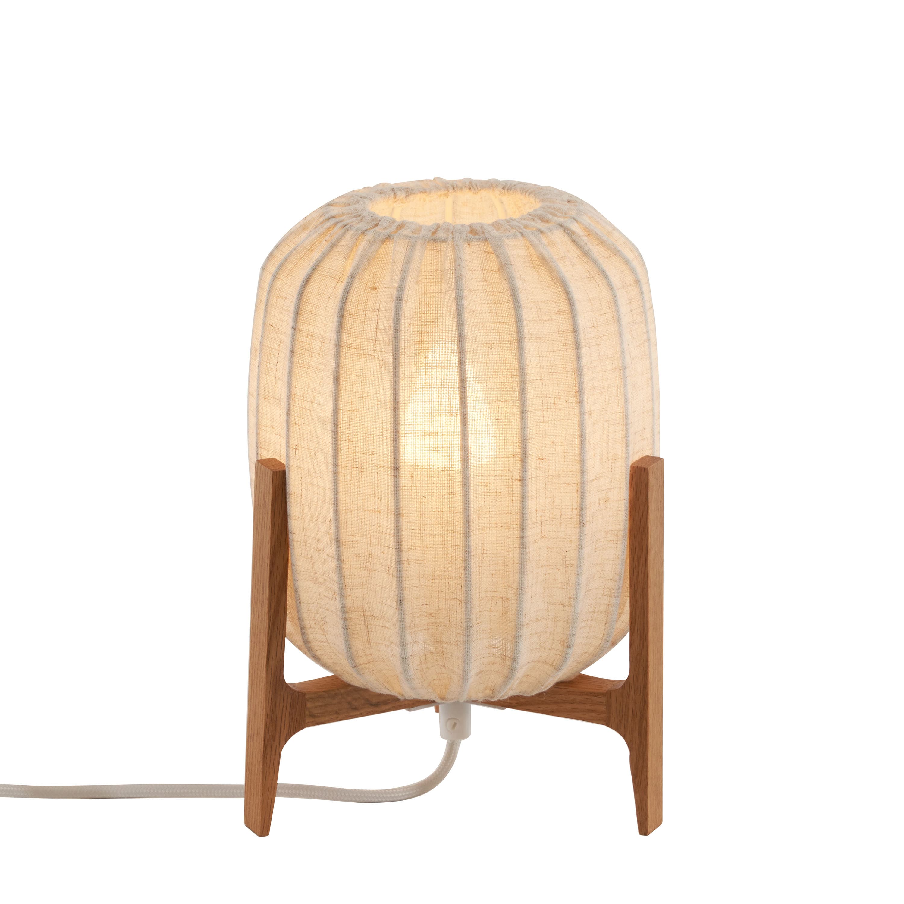 Prisma Mini Pöytävalaisin Oak/Natural 24cm