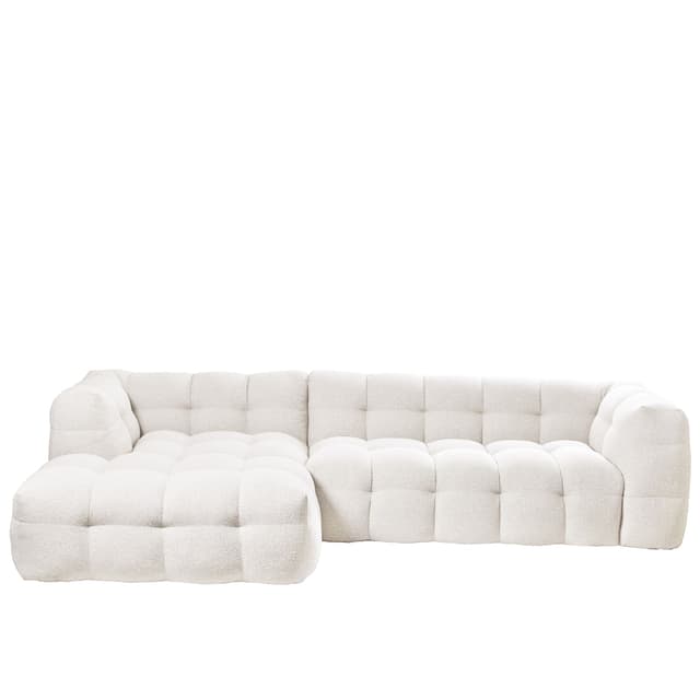Billie Divaanisohva Vasen Ivory Bouclé