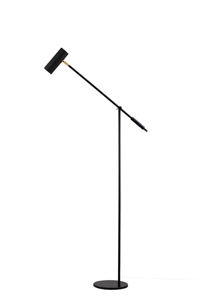 Hubble Read Lattialamppu Musta 120cm