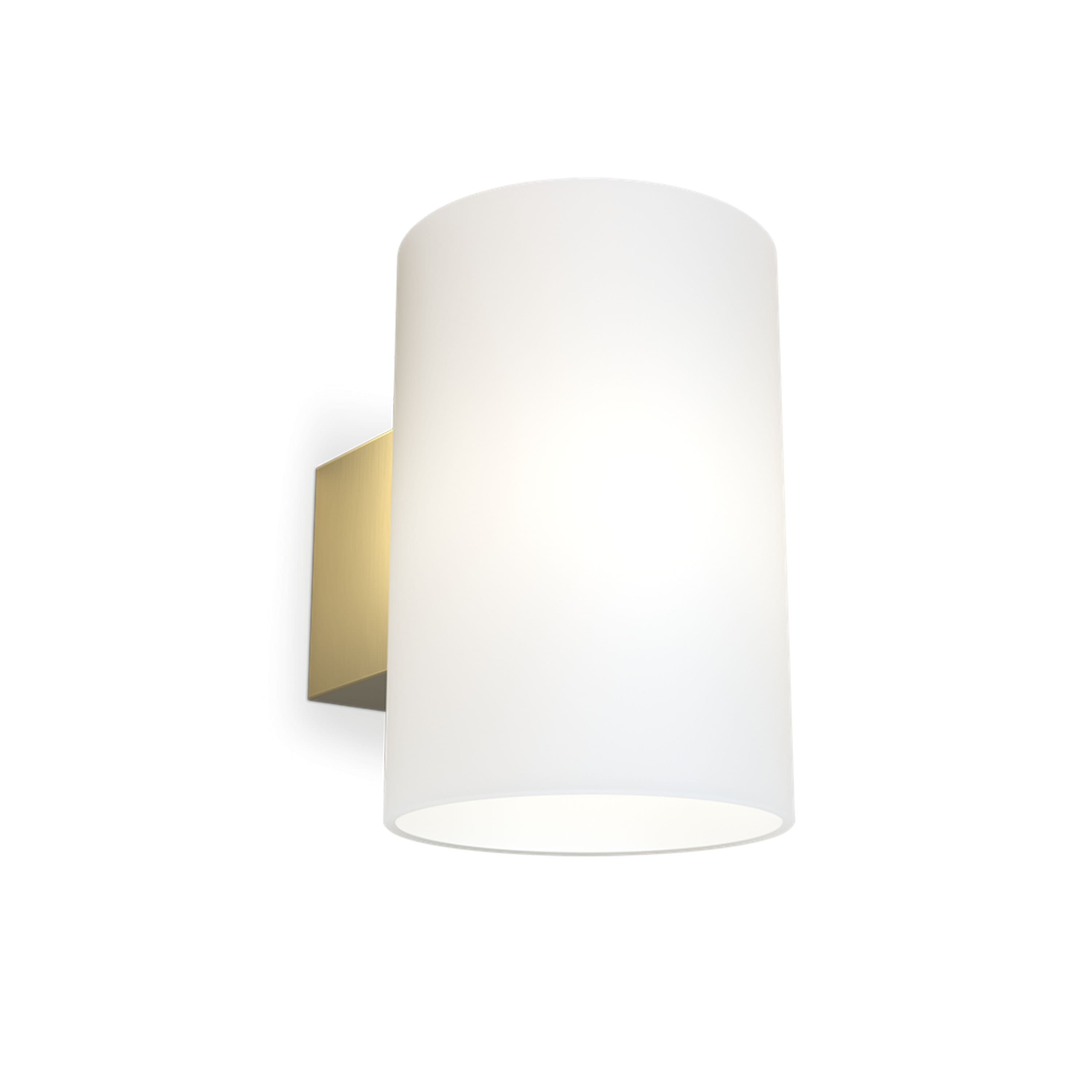 Evoke Seinävalaisin Satin brass/Opaalilasi Large