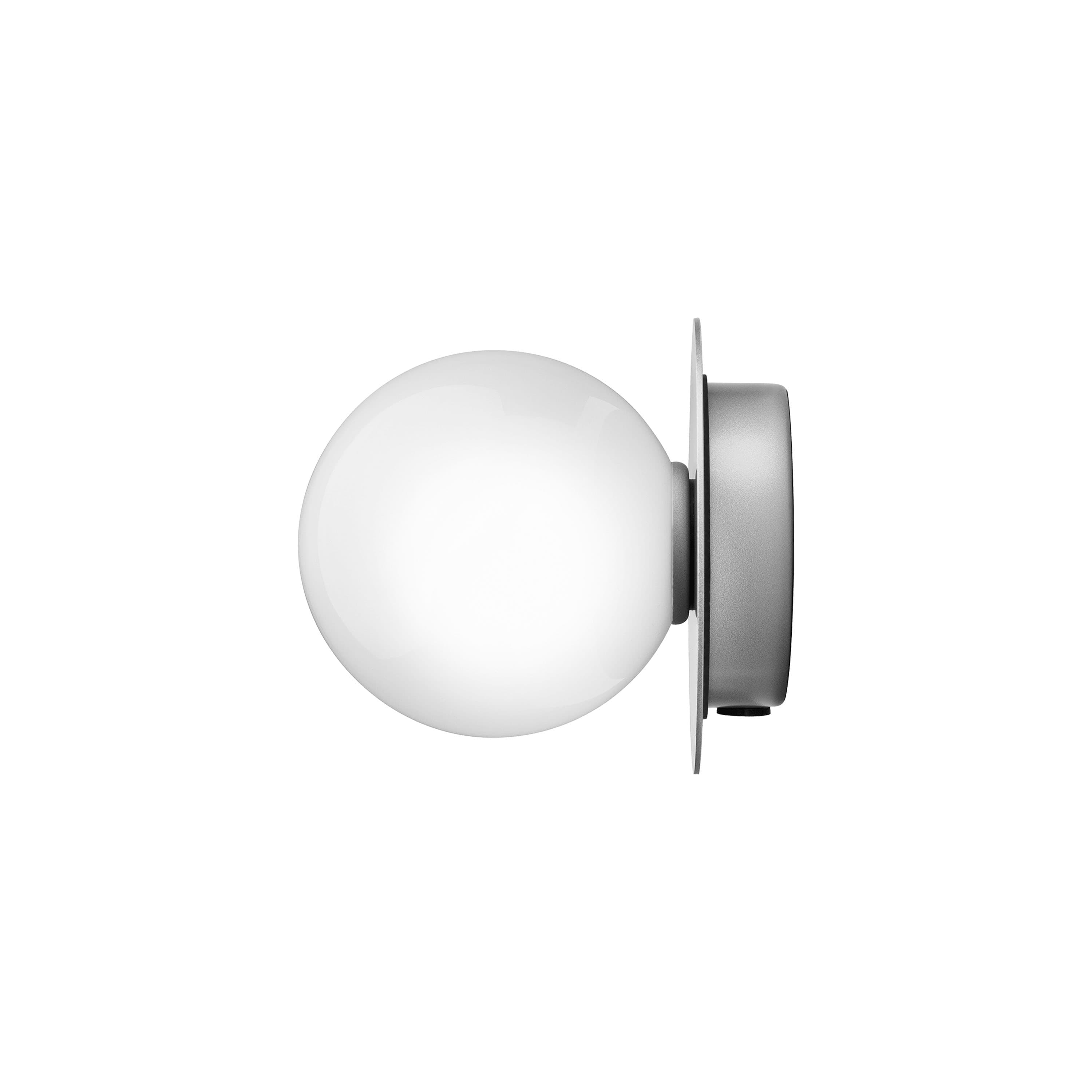 Liila 1 seinä-/kattovalaisin Light Silver/Opal Small