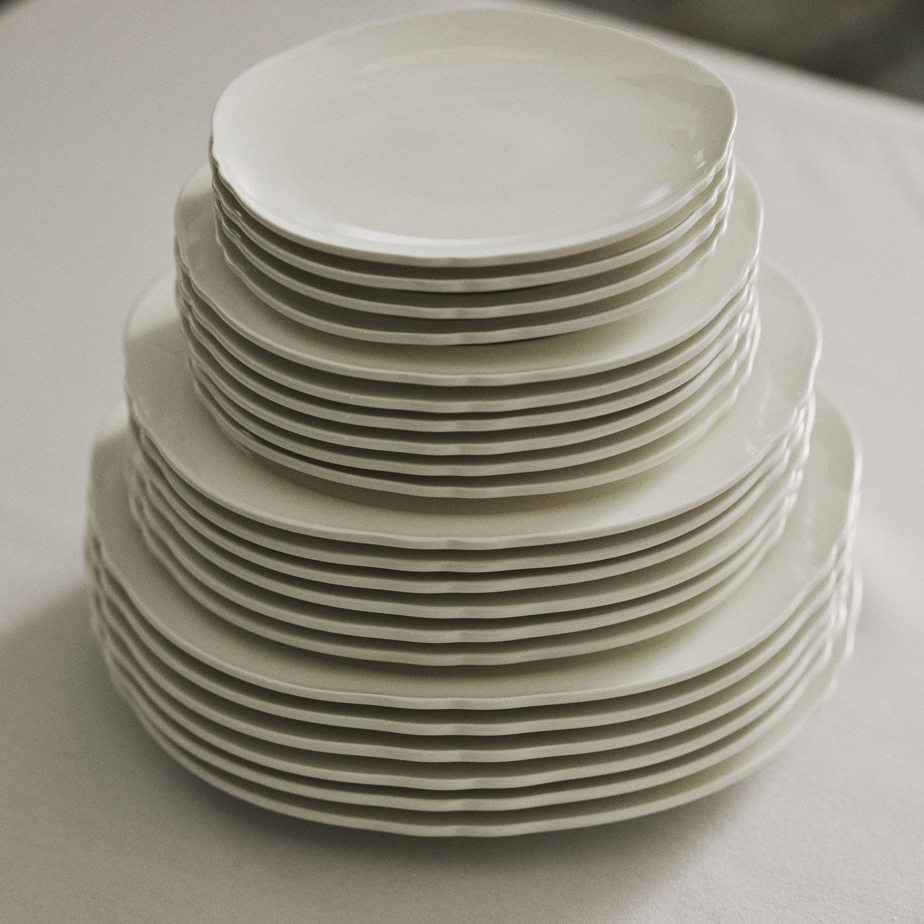 Silhouette Lautanen White Ø24 4-pakkaus
