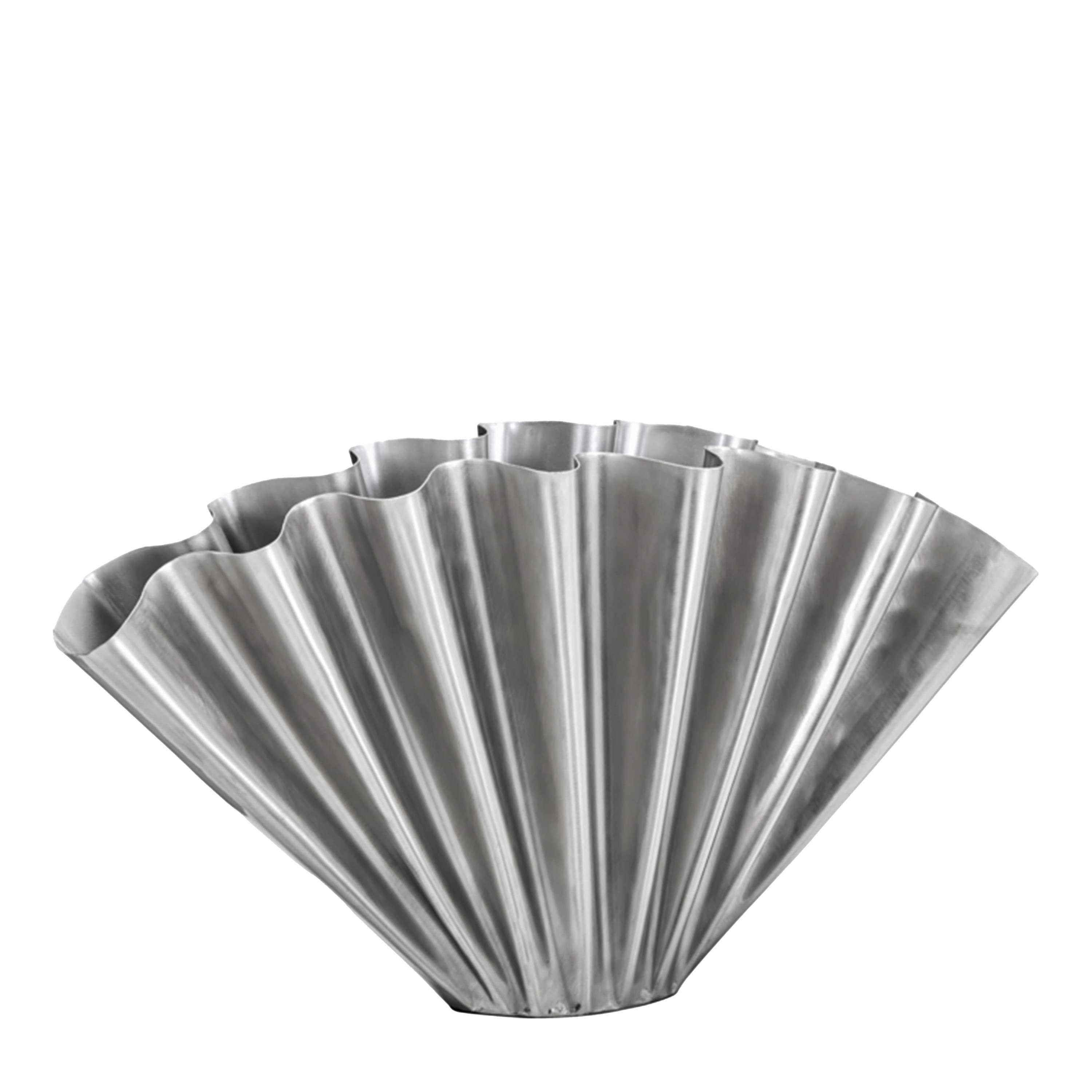 Flood Maljakko Brushed silver finish 30cm