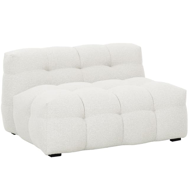 Billie Loungetuoli Ivory Bouclé 120cm