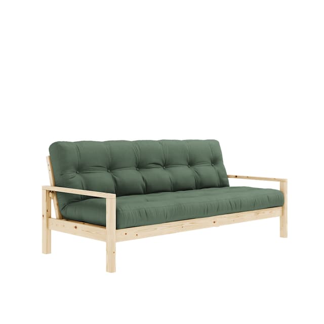 Knob Vuodesohva Luonnonväri/Oliivinvihreä 190cm