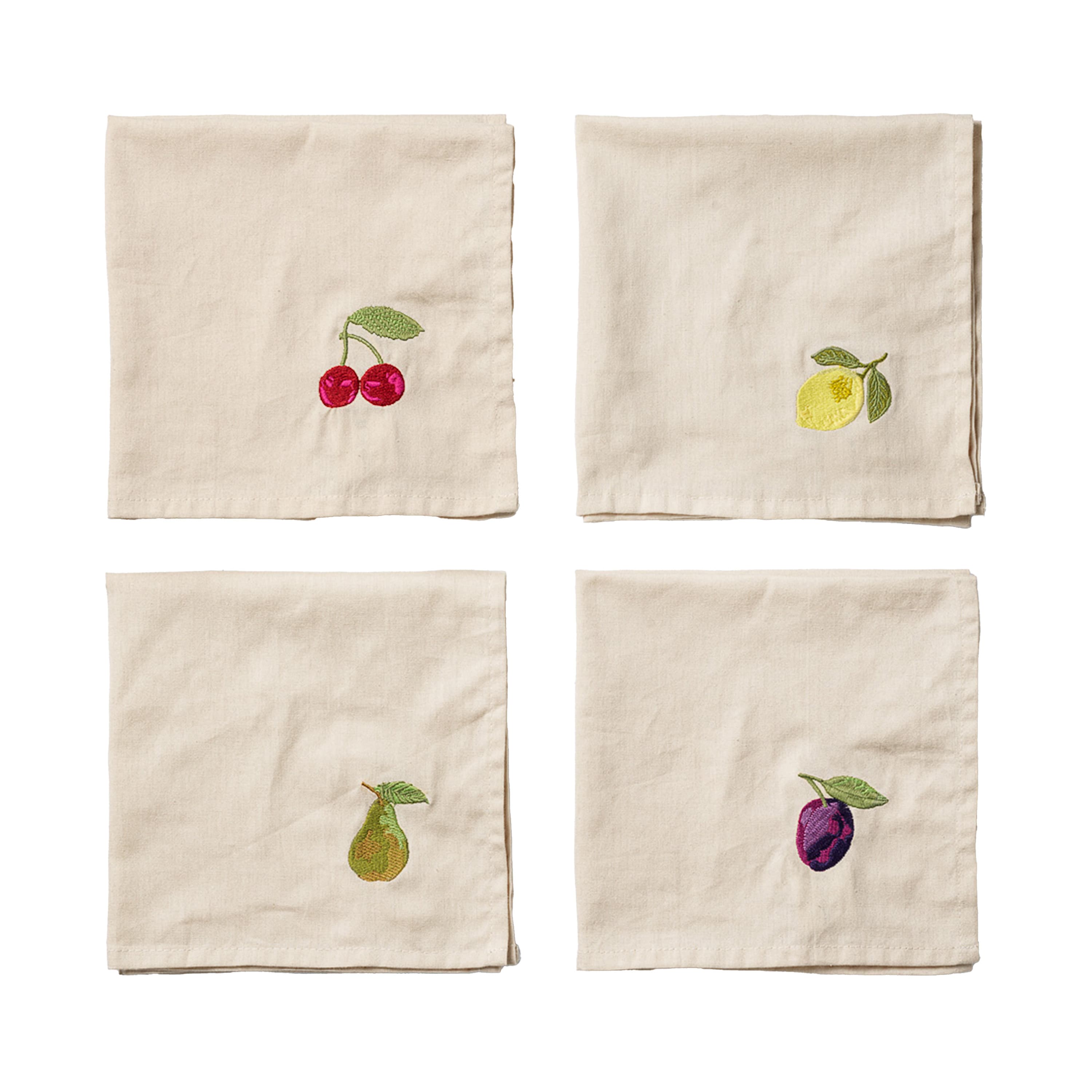 Tutti Frutti lautasliinasetti 4 kpl