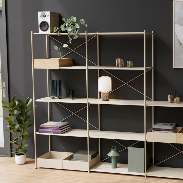 Arturo 5-Tier Hylly Desert Sand 75x175