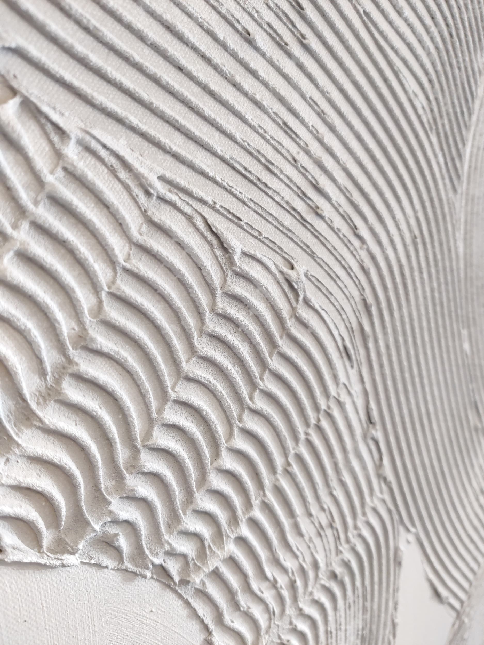 White Sculpture 1 Taulu No Frame 90x120cm