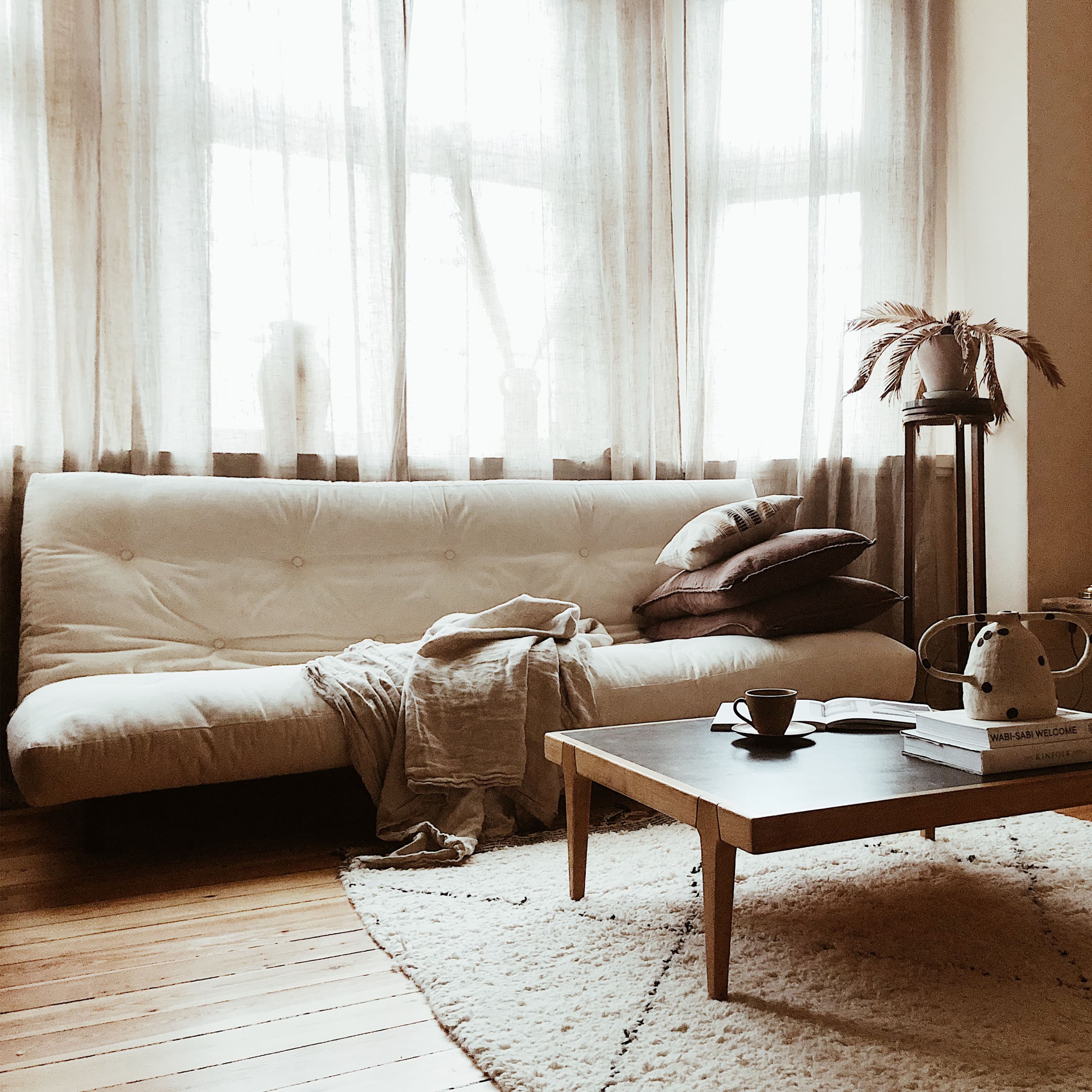 Fresh Vuodesohva Luonnollinen/Valkoinen 200 cm