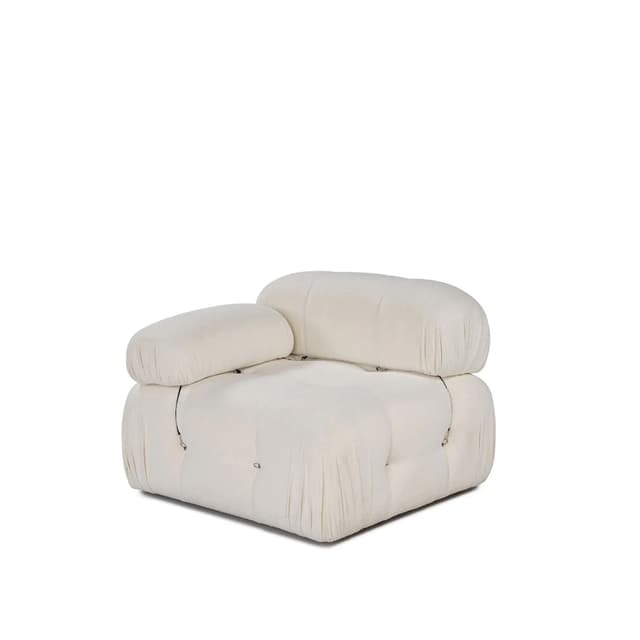 Blanca Vasen Moduuli White Bouclé