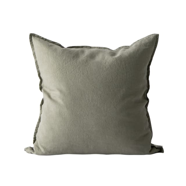 Tyynynpäällinen Pellava Olive 50x50