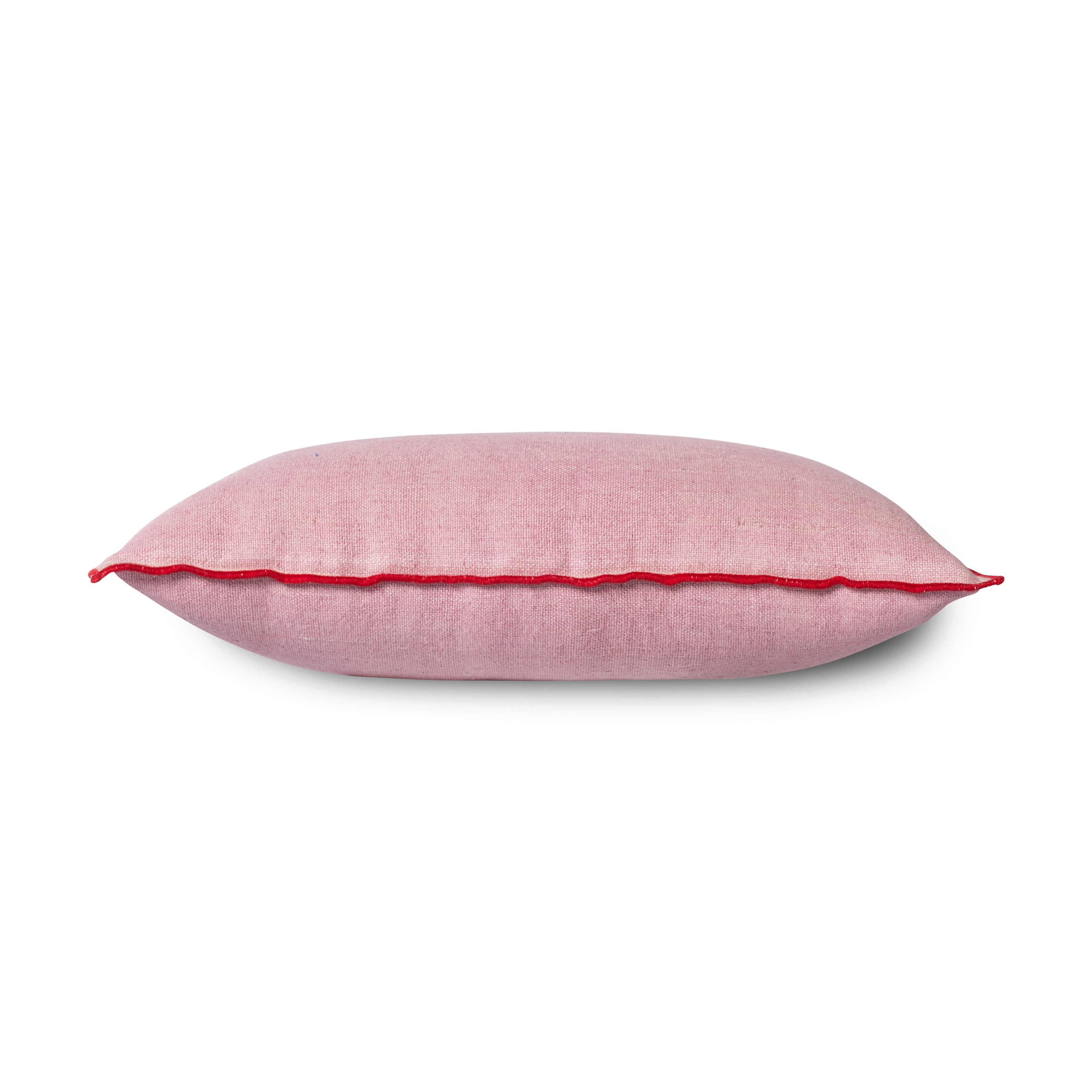 Linen koristetyyny candyfloss 50x30