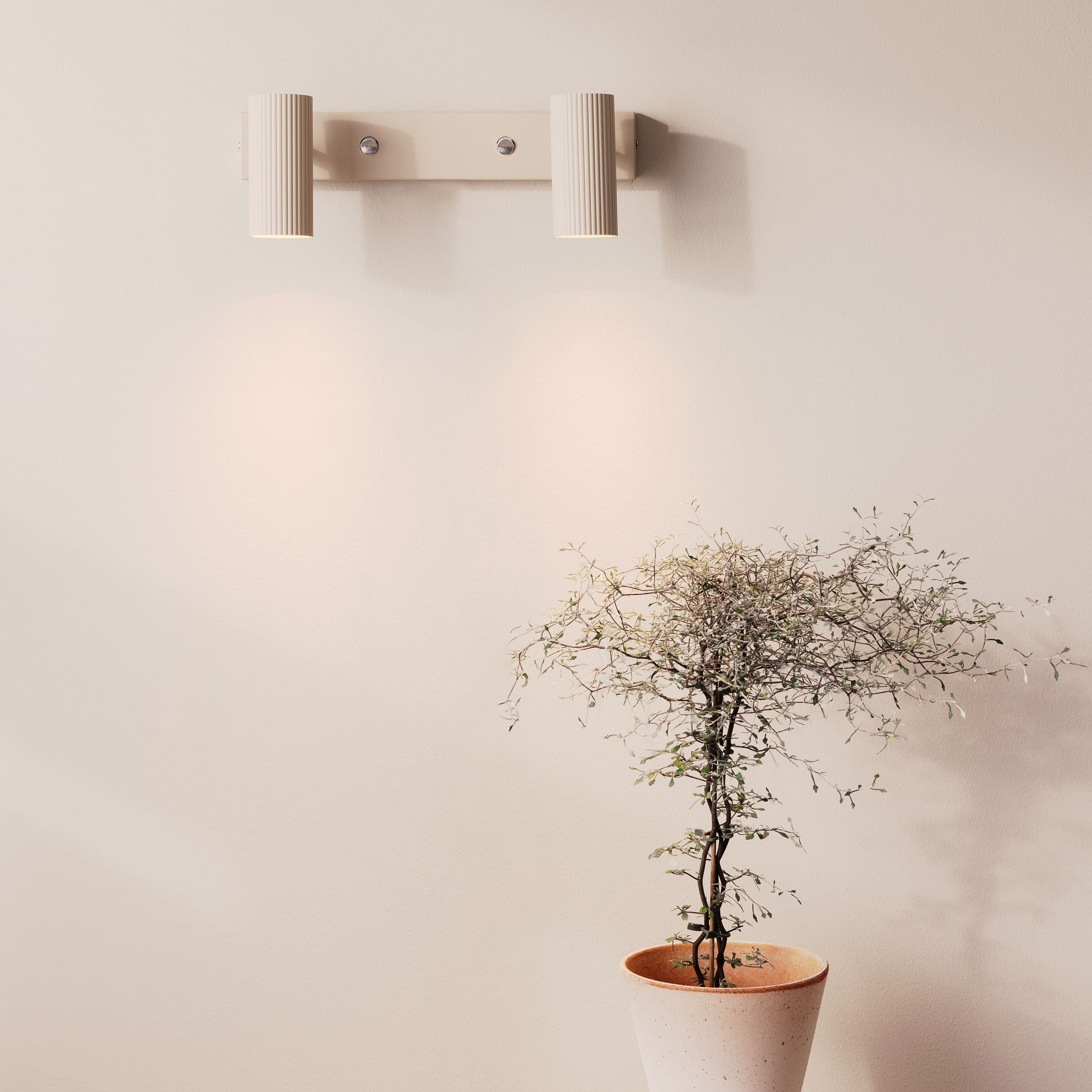 Hubble Seinävalaisin Beige 2
