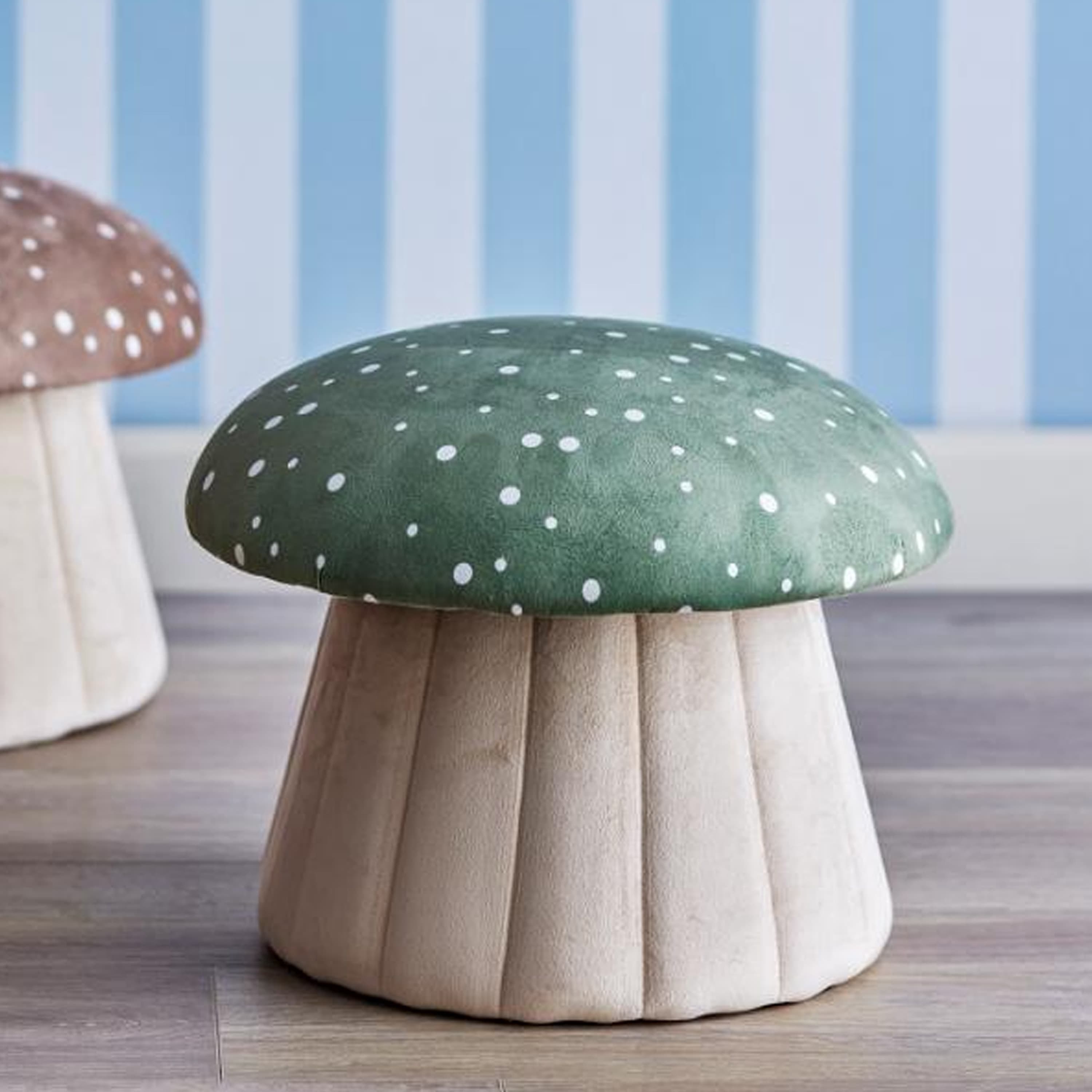 Lue Pouf Istuinrahi Vihreä 30x37