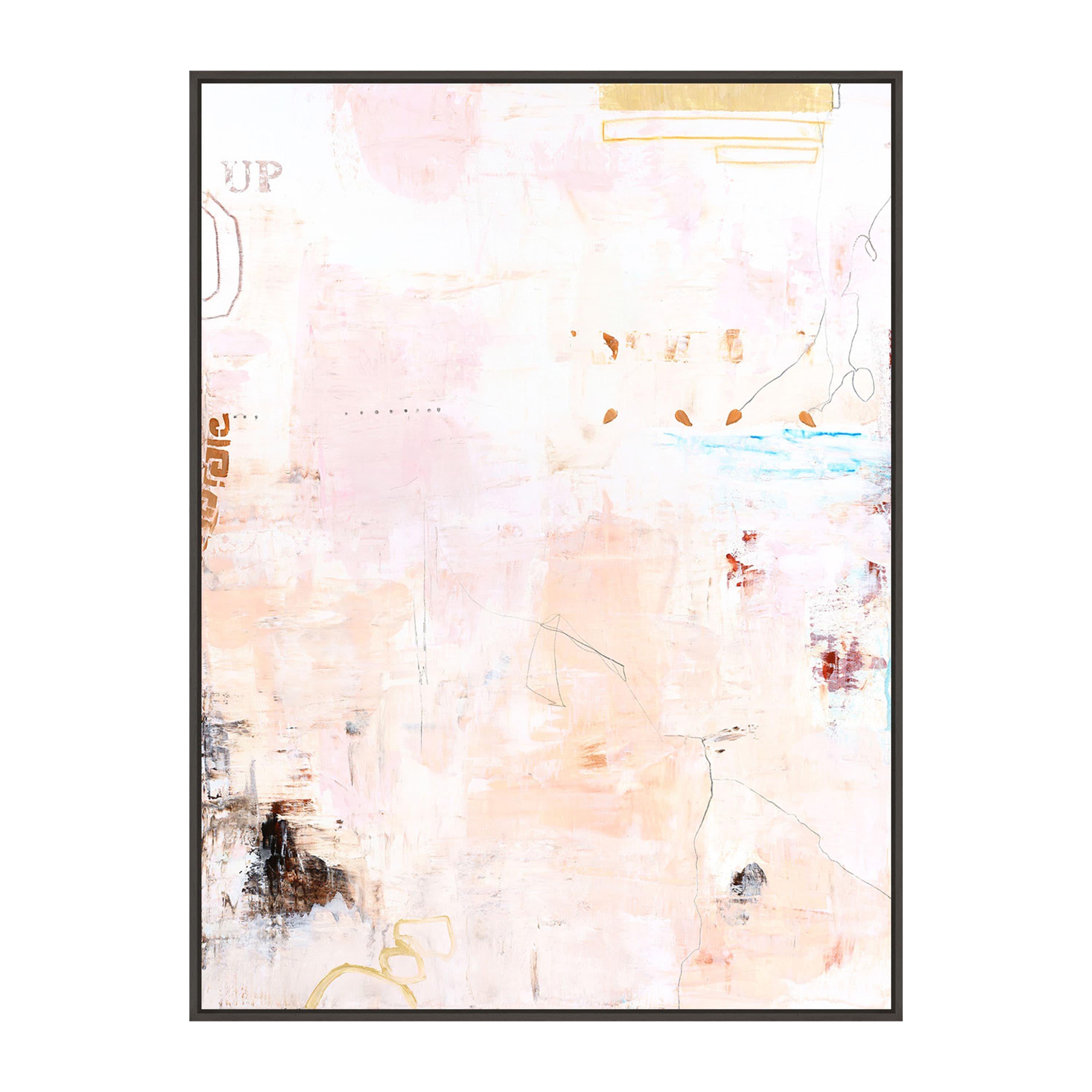 Small Notes Taulu Kelluva Musta Kehys 90x120