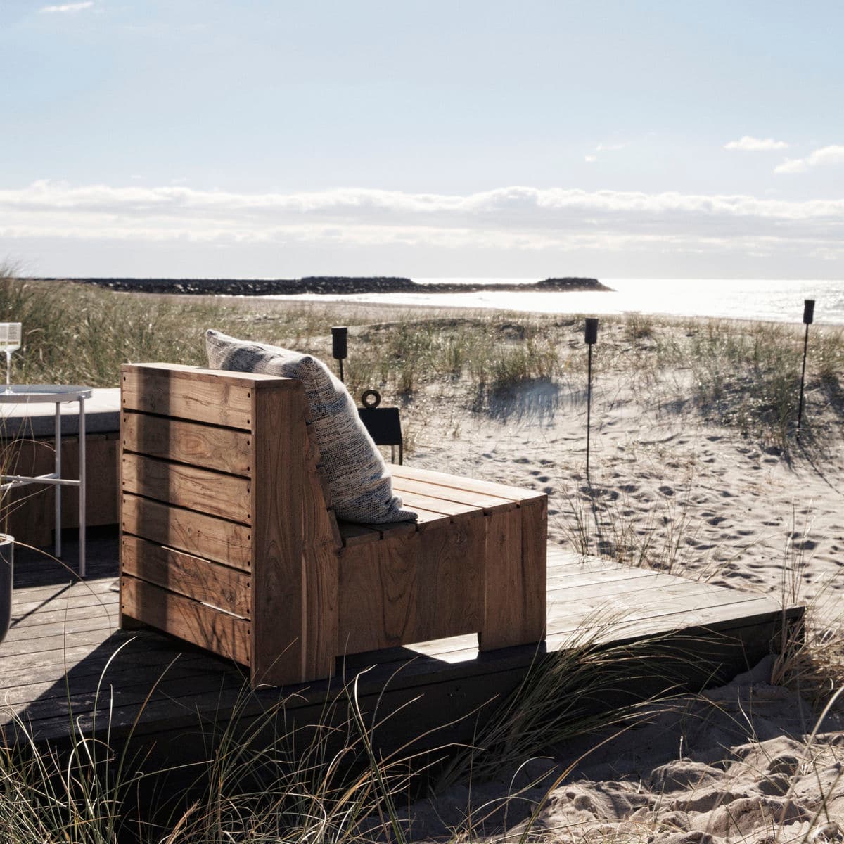 Woodie Loungetuoli Luonnonvärinen