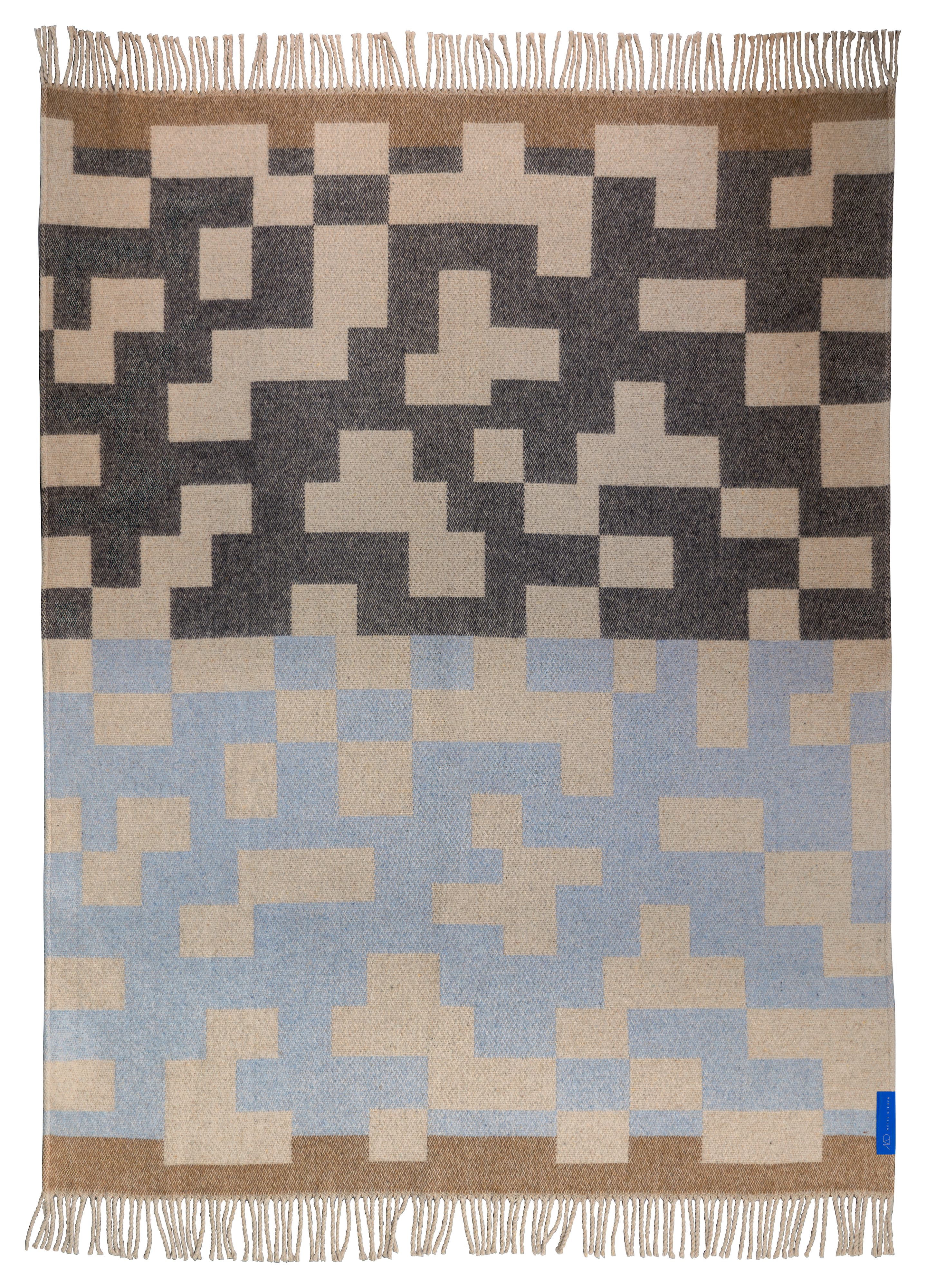 Maze torkkupeitto light blue 130x190