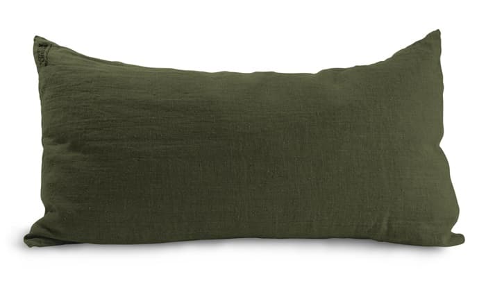 Lovely tyynynpäällinen pellava jeep green 40x70