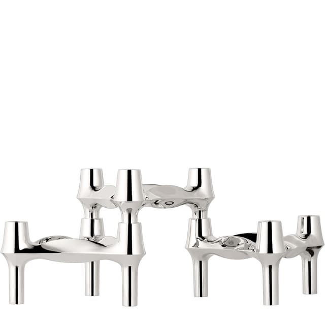STOFF Nagel BMF Kynttilänjalka Chrome 3-pakkaus