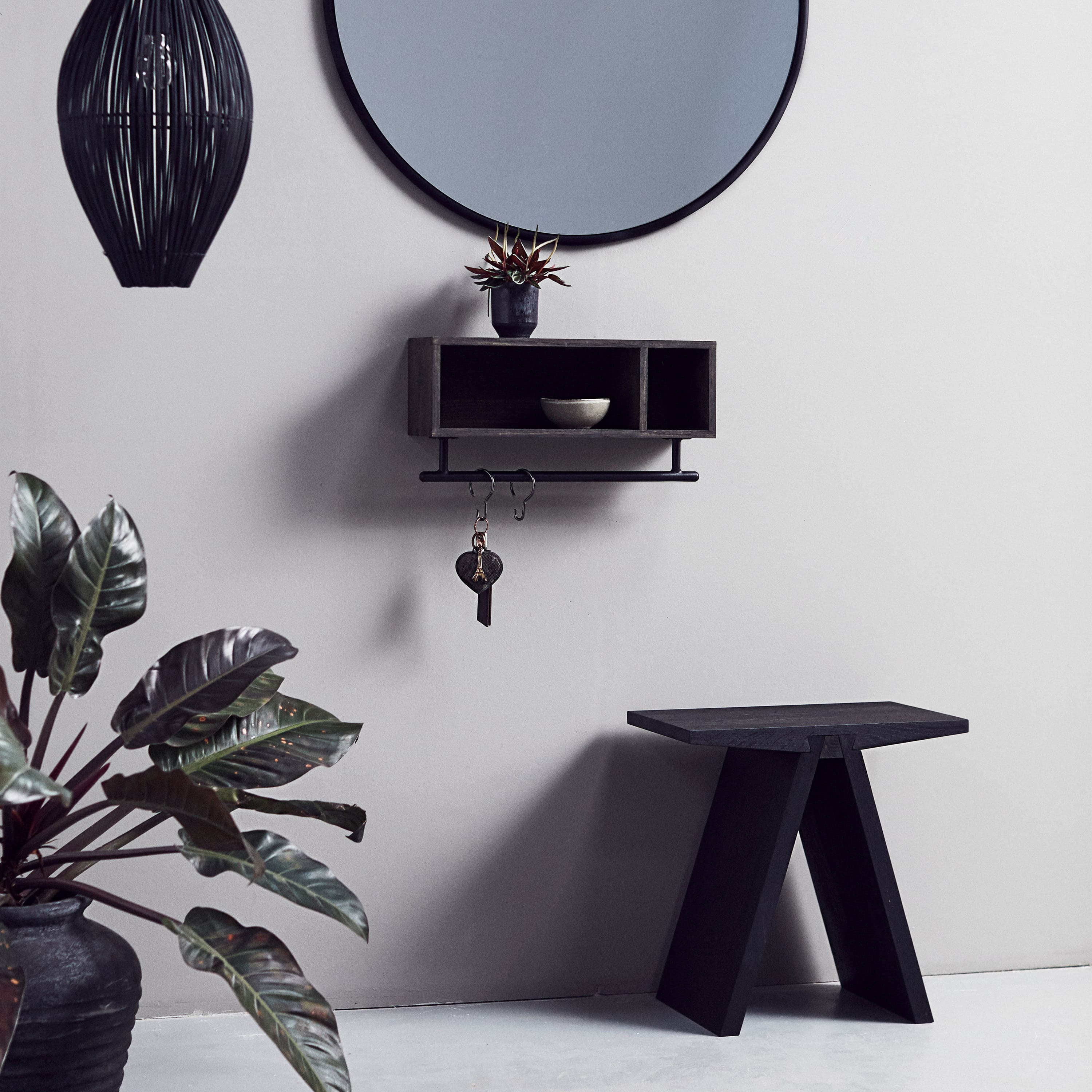 Angle Jakkara Black Stain/Oil Ash 45x29