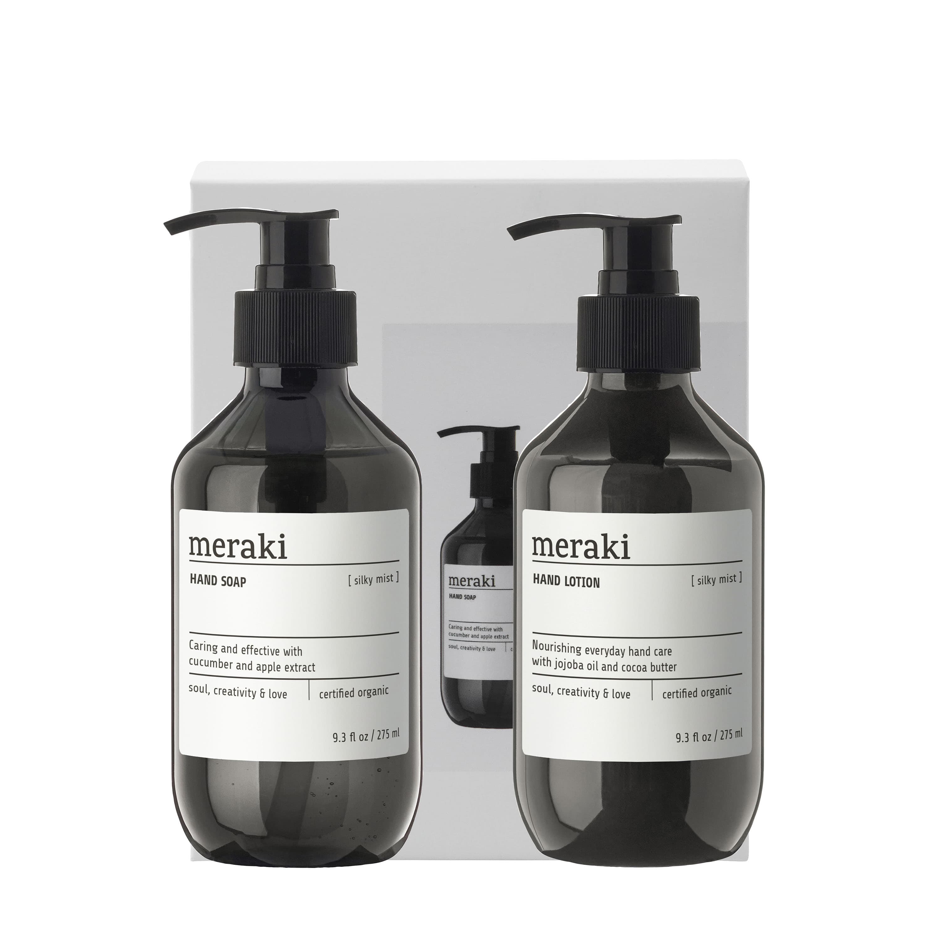 Presenttilahja Käsisaippua/Käsivoide Silky Mist 275 ml