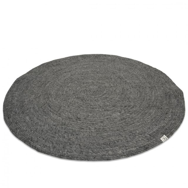 Merino Pyöreä villamatto Granit Ø160