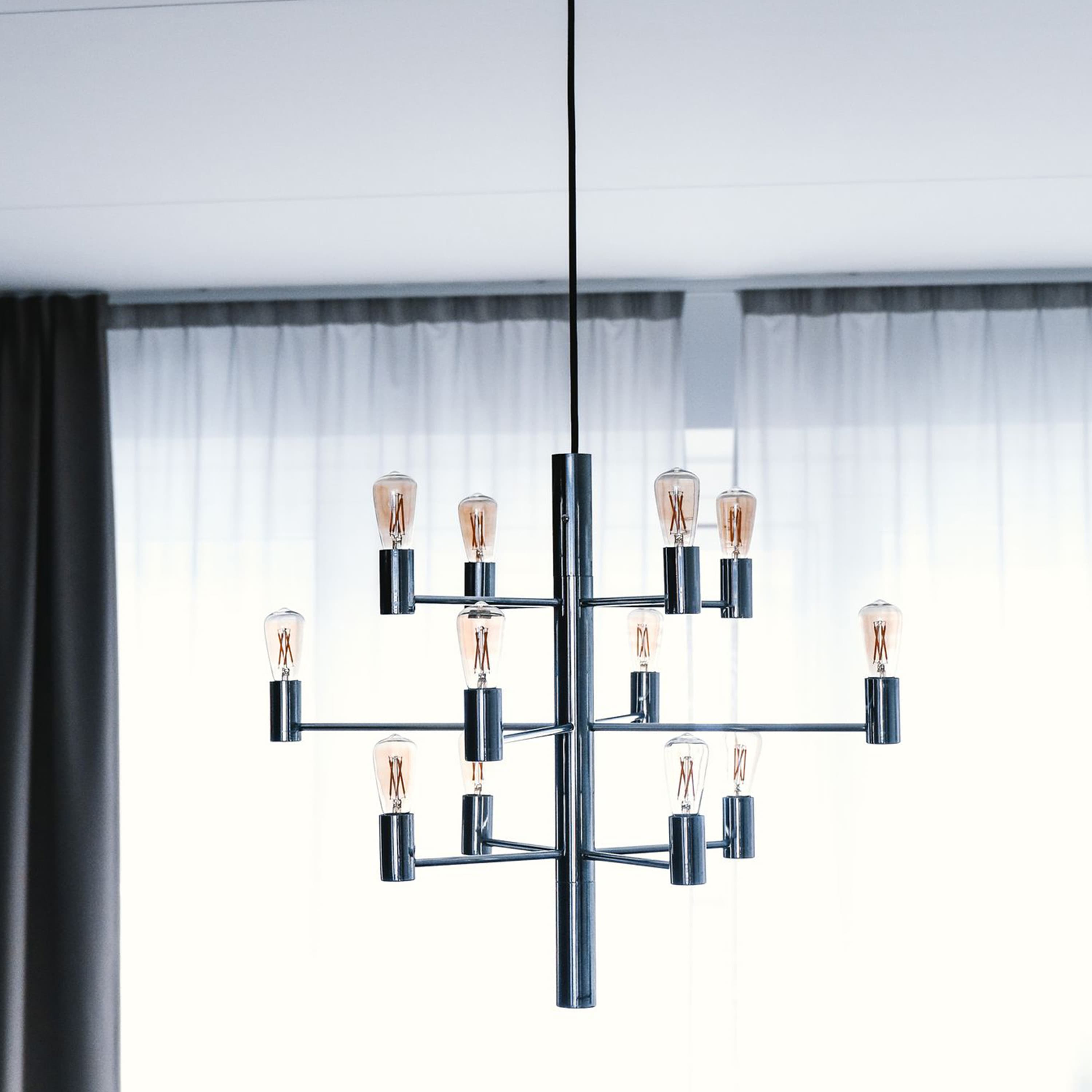 Manola 12 LED Kattovalaisin Kromi