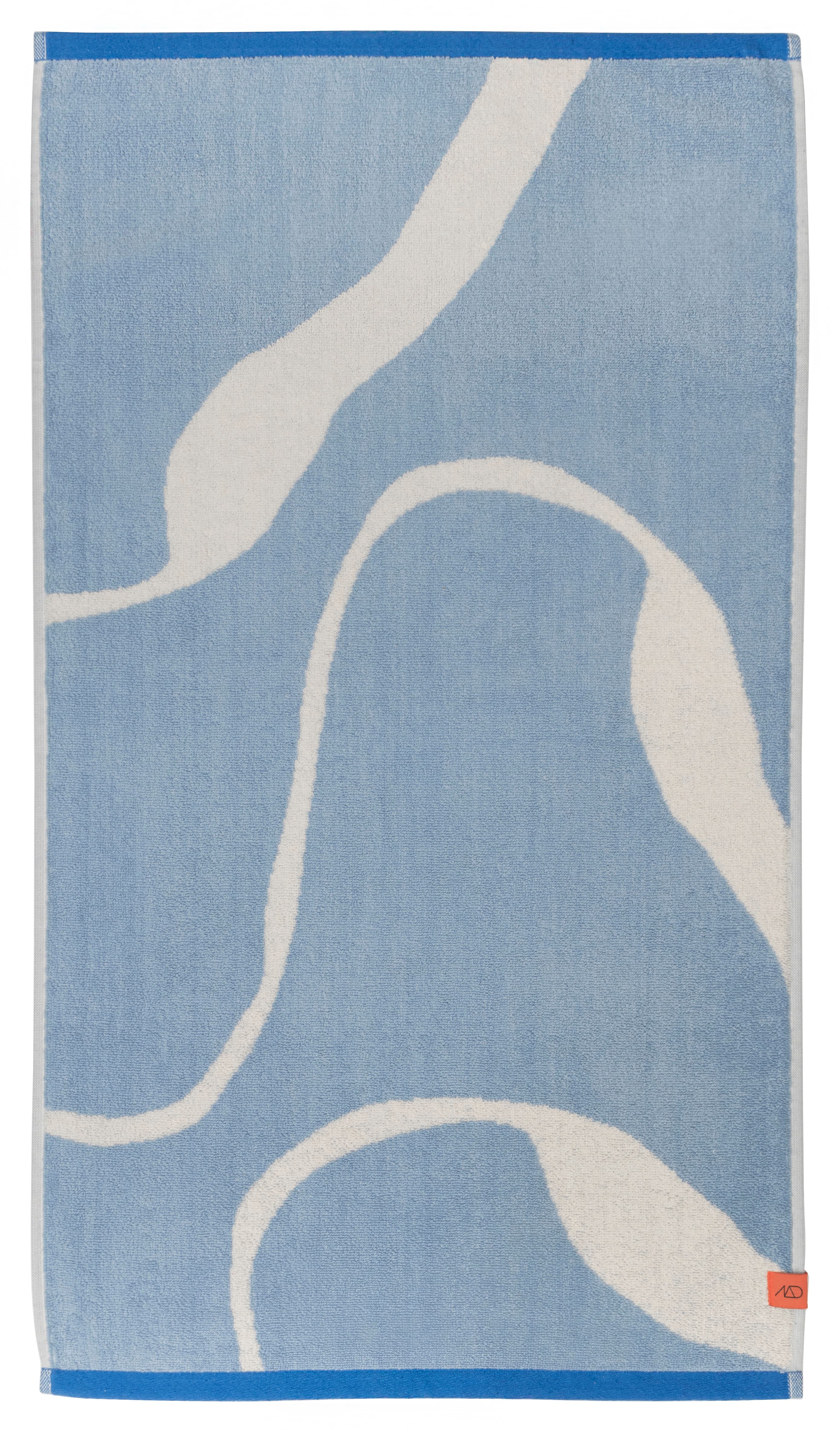 Nova Arte Pyyhe Light Blue/Off-White 70x133