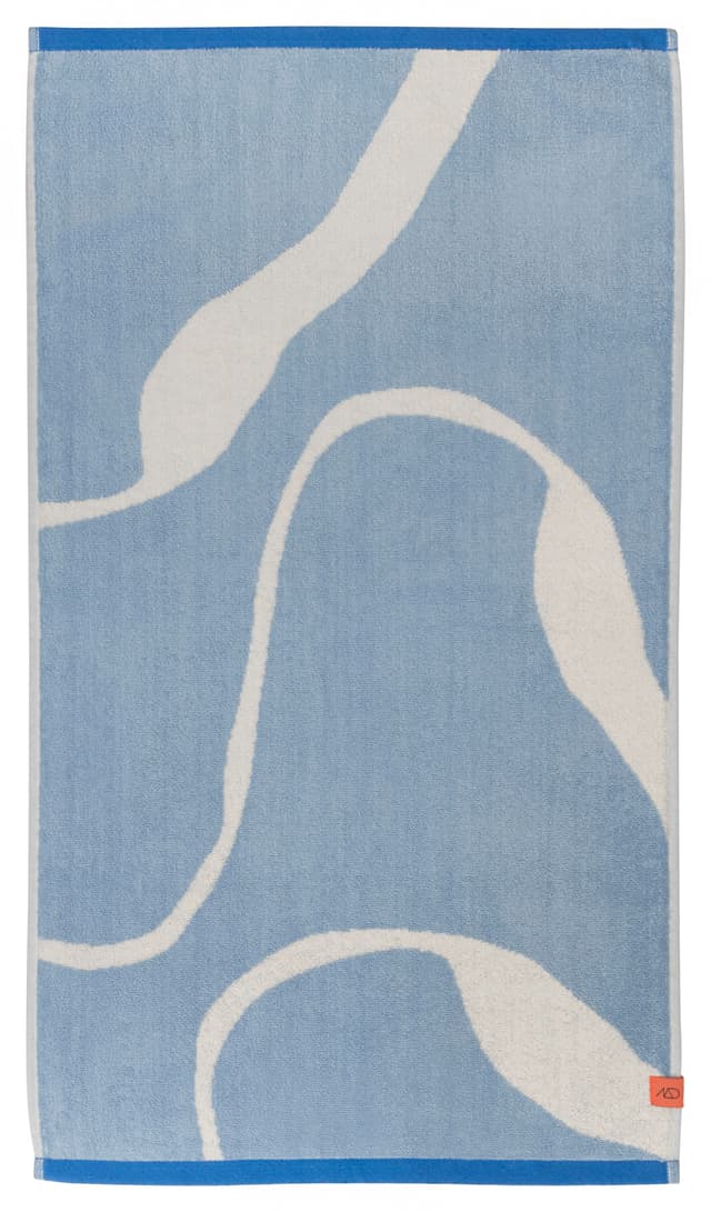Nova Arte Pyyhe Light Blue/Off-White 70x133