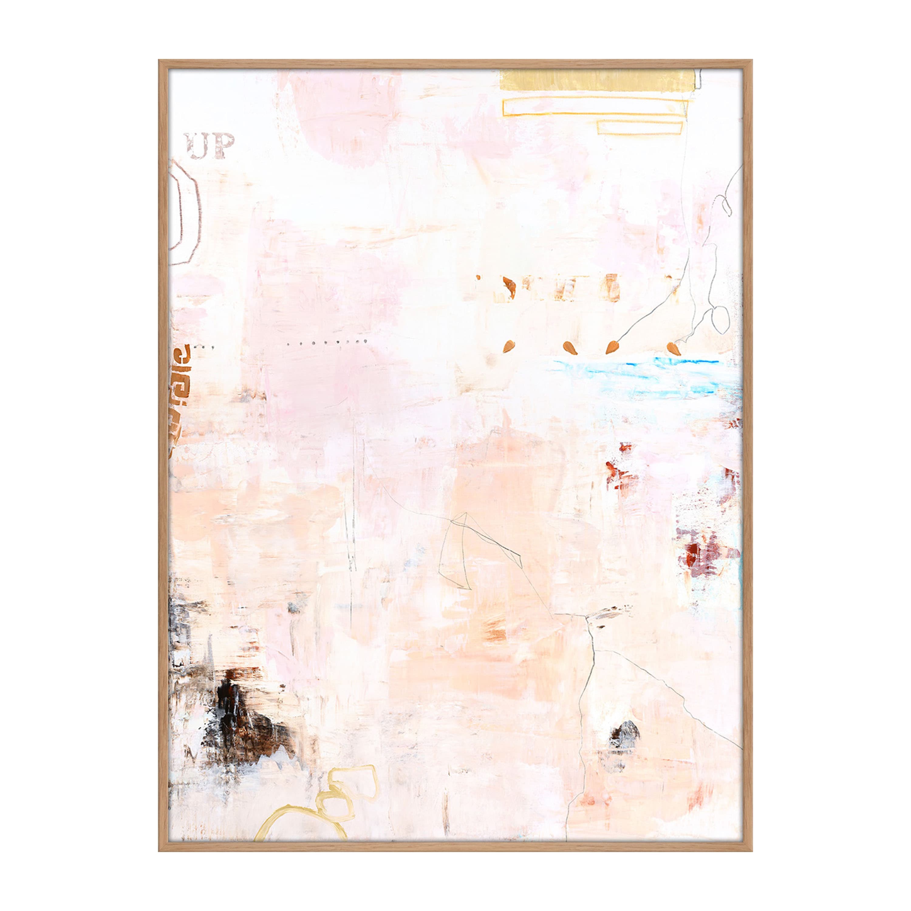 Small Notes Taulu Tammikehys 90x120